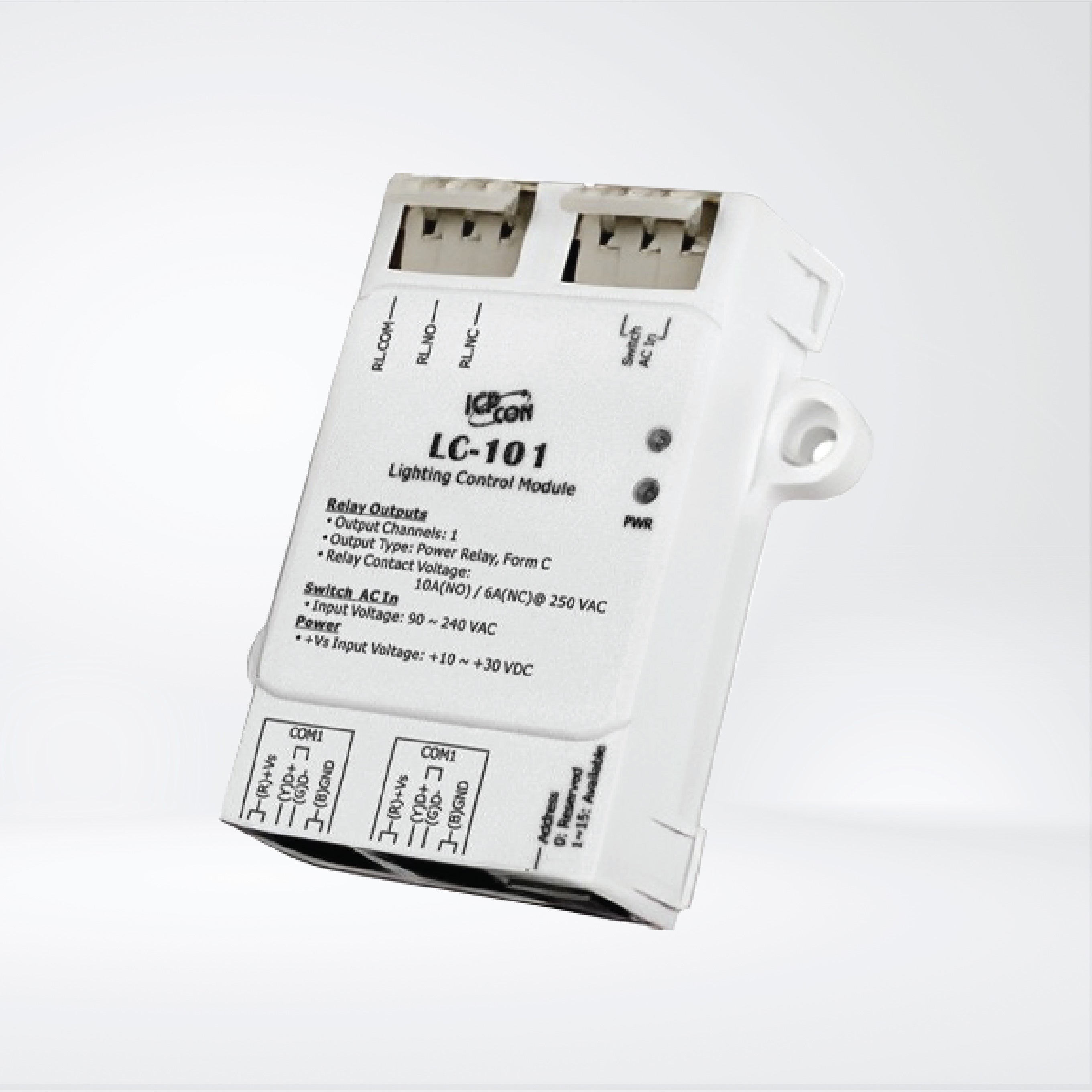 LC-101 1-channel AC Digital Input and 1-channel Relay Output Lighting Control Module