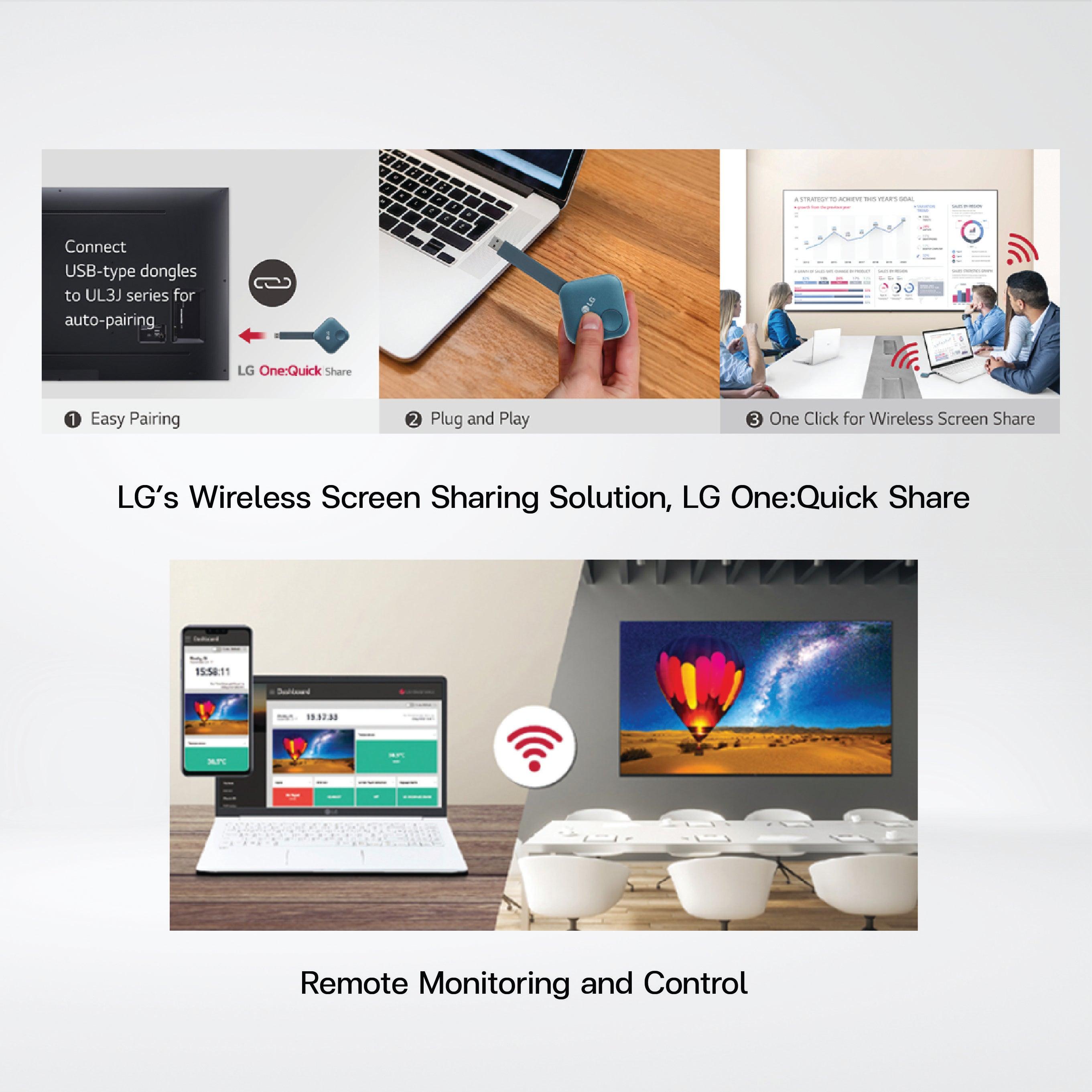 43UL3J-B 43” 300 nits webOS UHD Signage - Riverplus