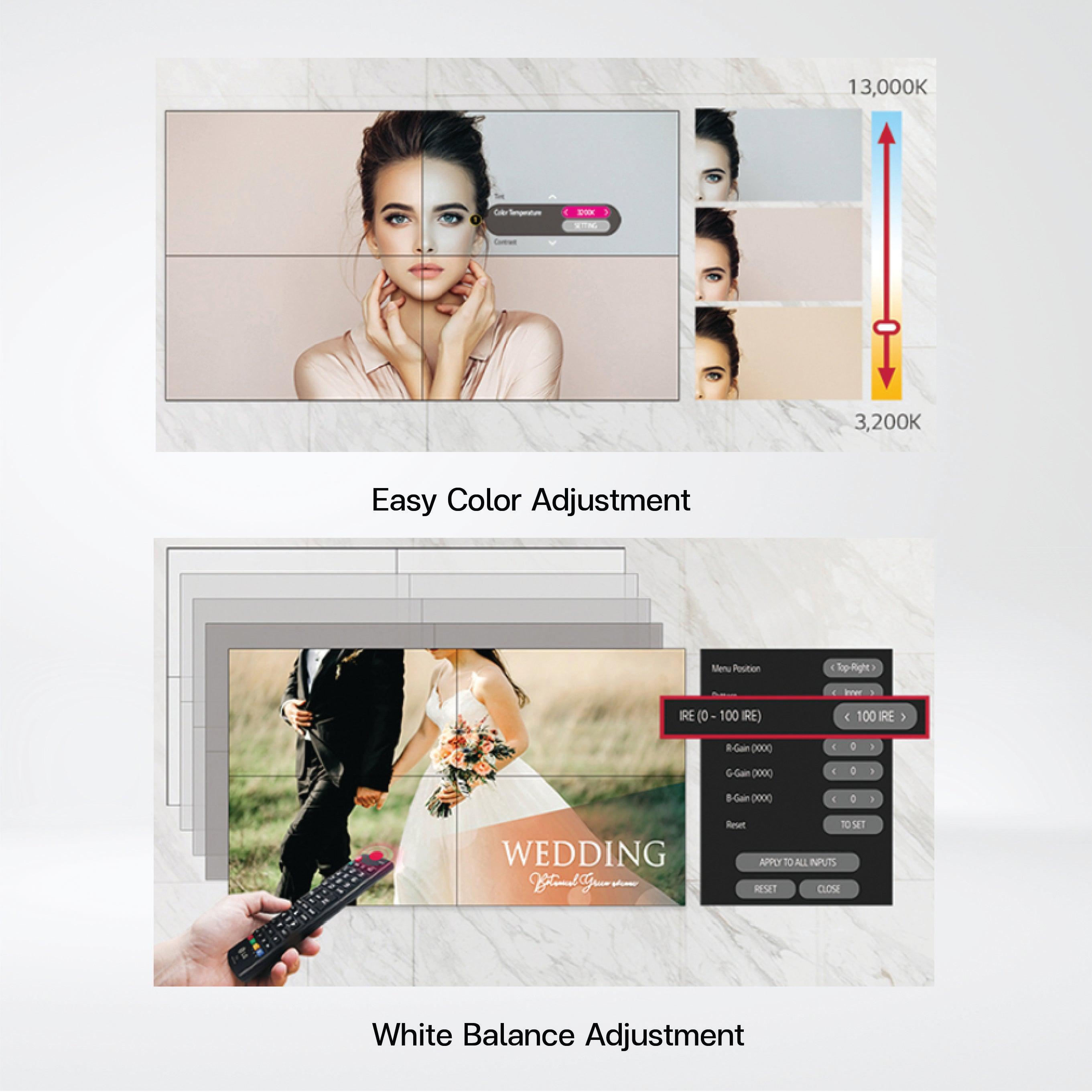 49VL5G 49" 500 nits FHD Slim Bezel Video Wall - Riverplus