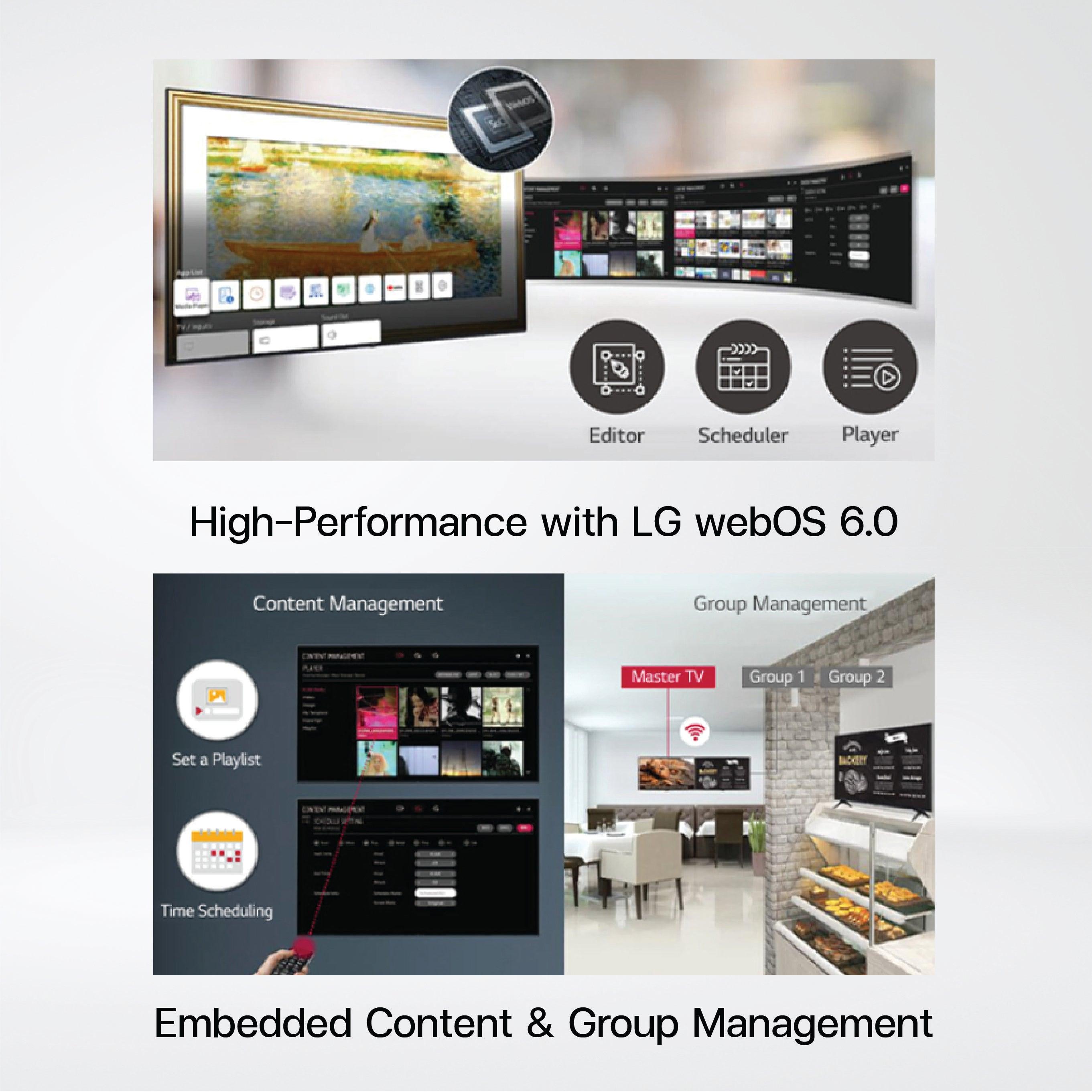 50UR640S 50" 400 nits UHD TV Signage - Riverplus