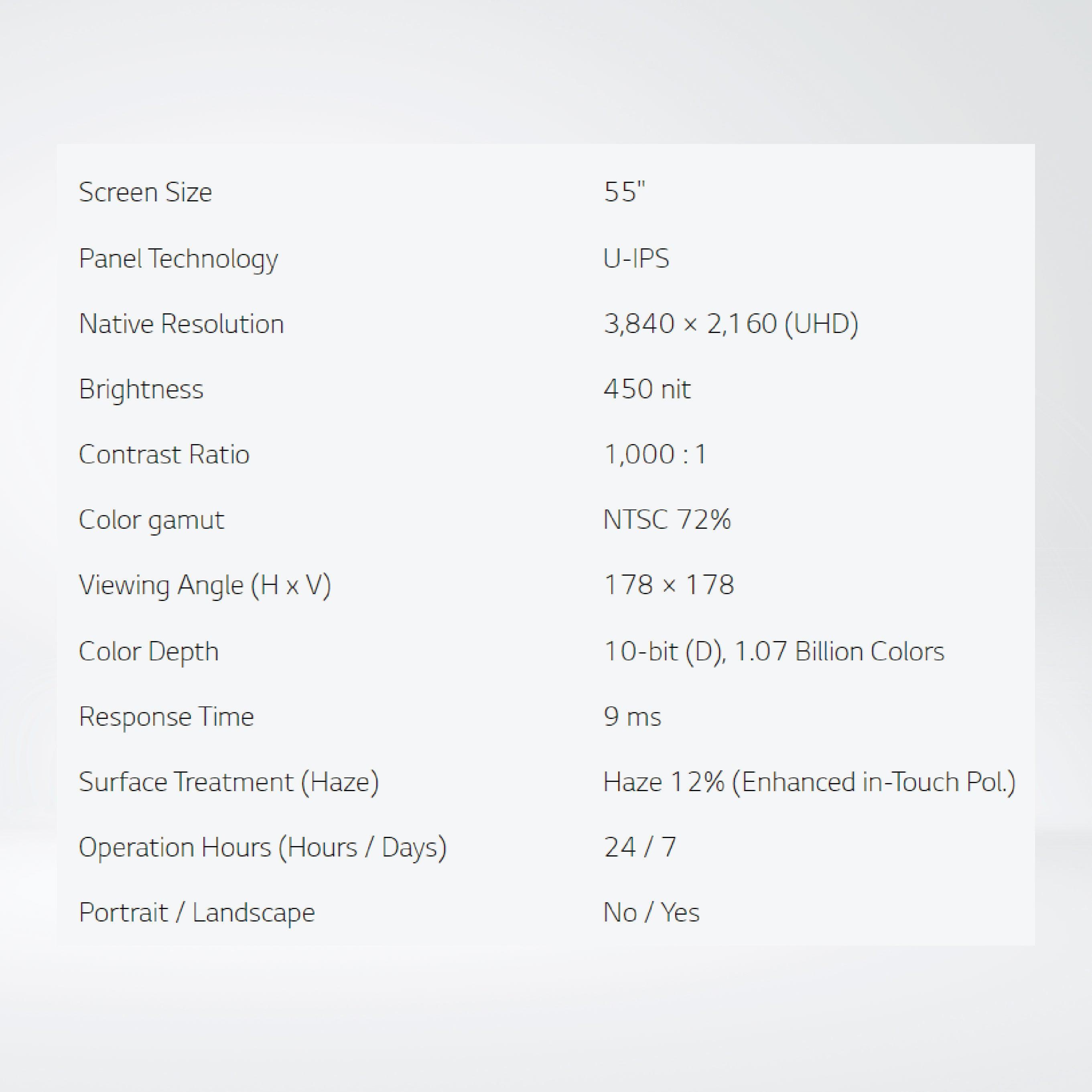 55CT5WJ-ZJ 55" 450 nit One:Quick Works for Zoom Rooms - Riverplus