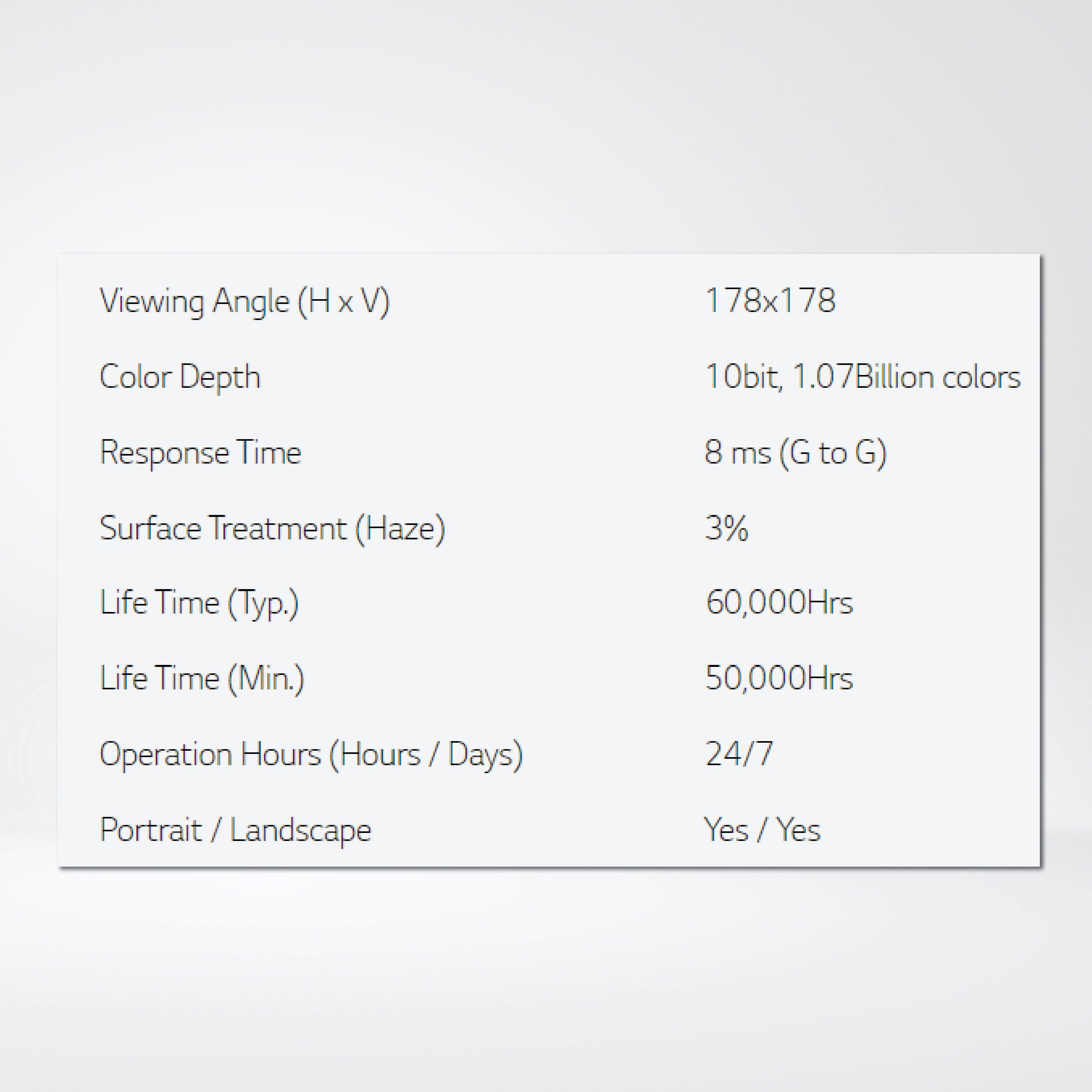 55VL5PJ 55" 500 nits FHD Slim Bezel Video Wall - Riverplus