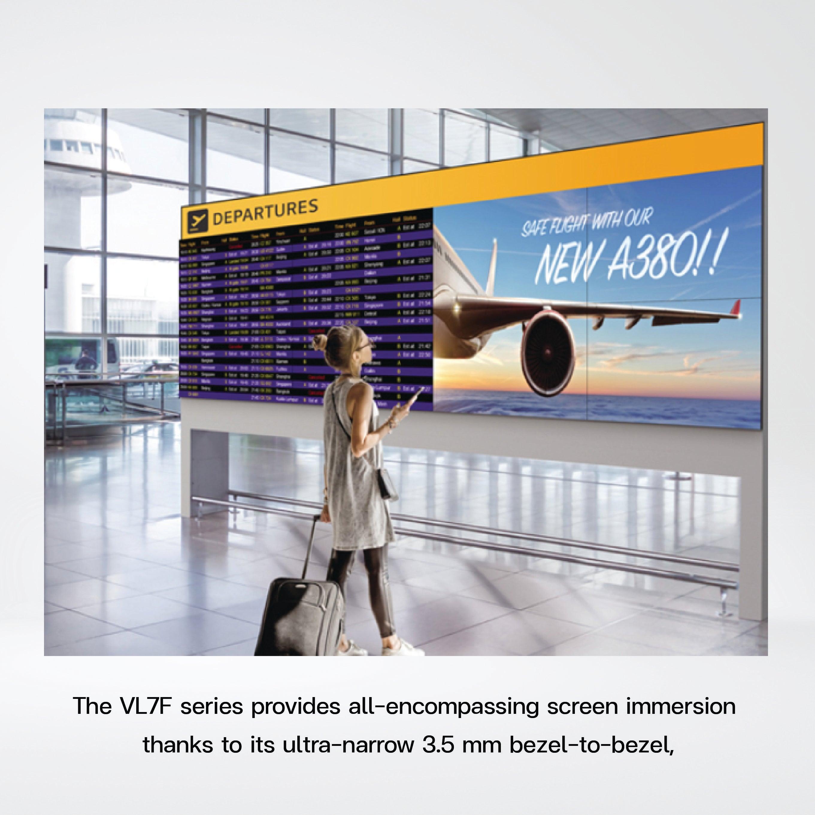 55VL7F-A 55'' 700 nits FHD Narrow Bezel Video Wall - Riverplus