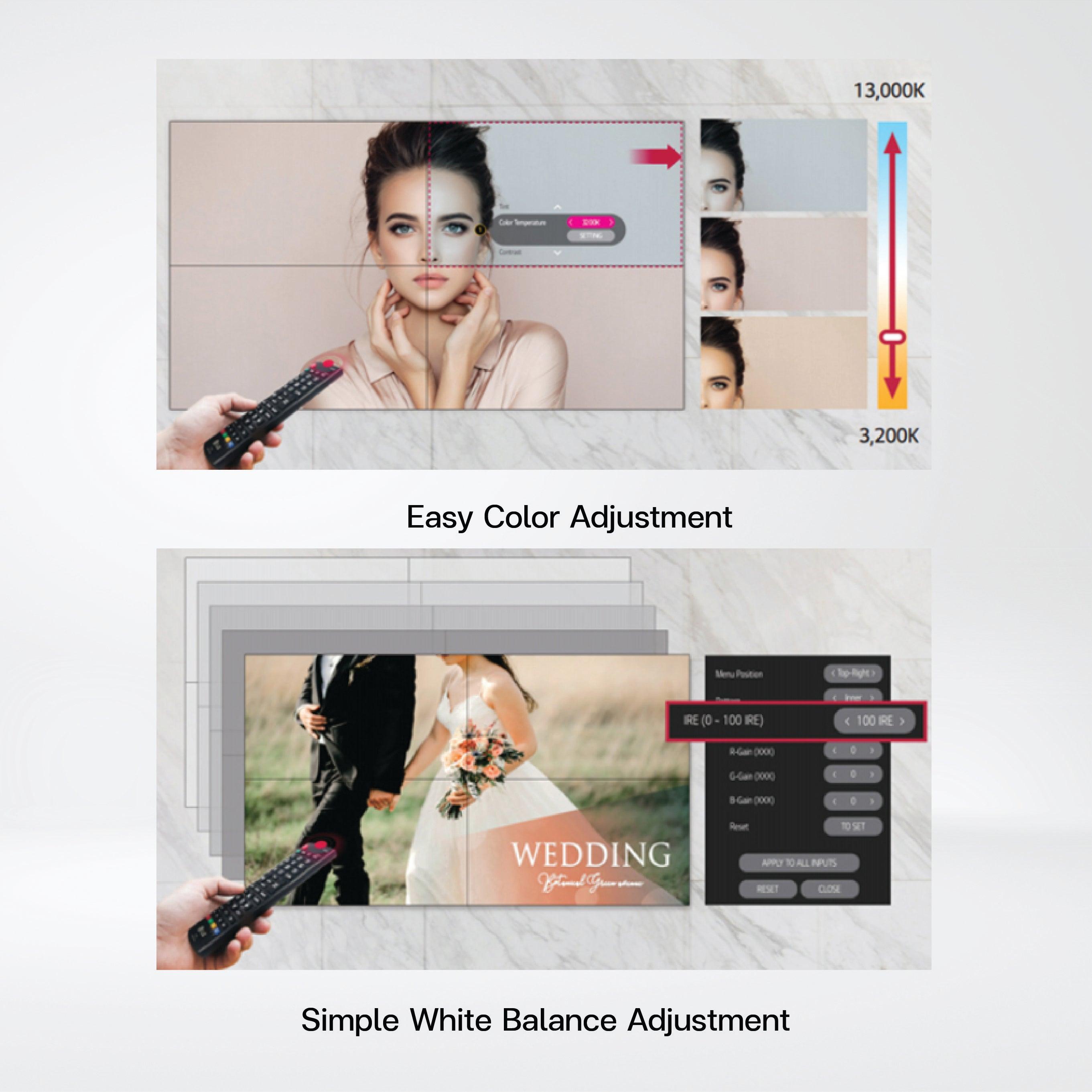 55VL7F-A 55'' 700 nits FHD Narrow Bezel Video Wall - Riverplus