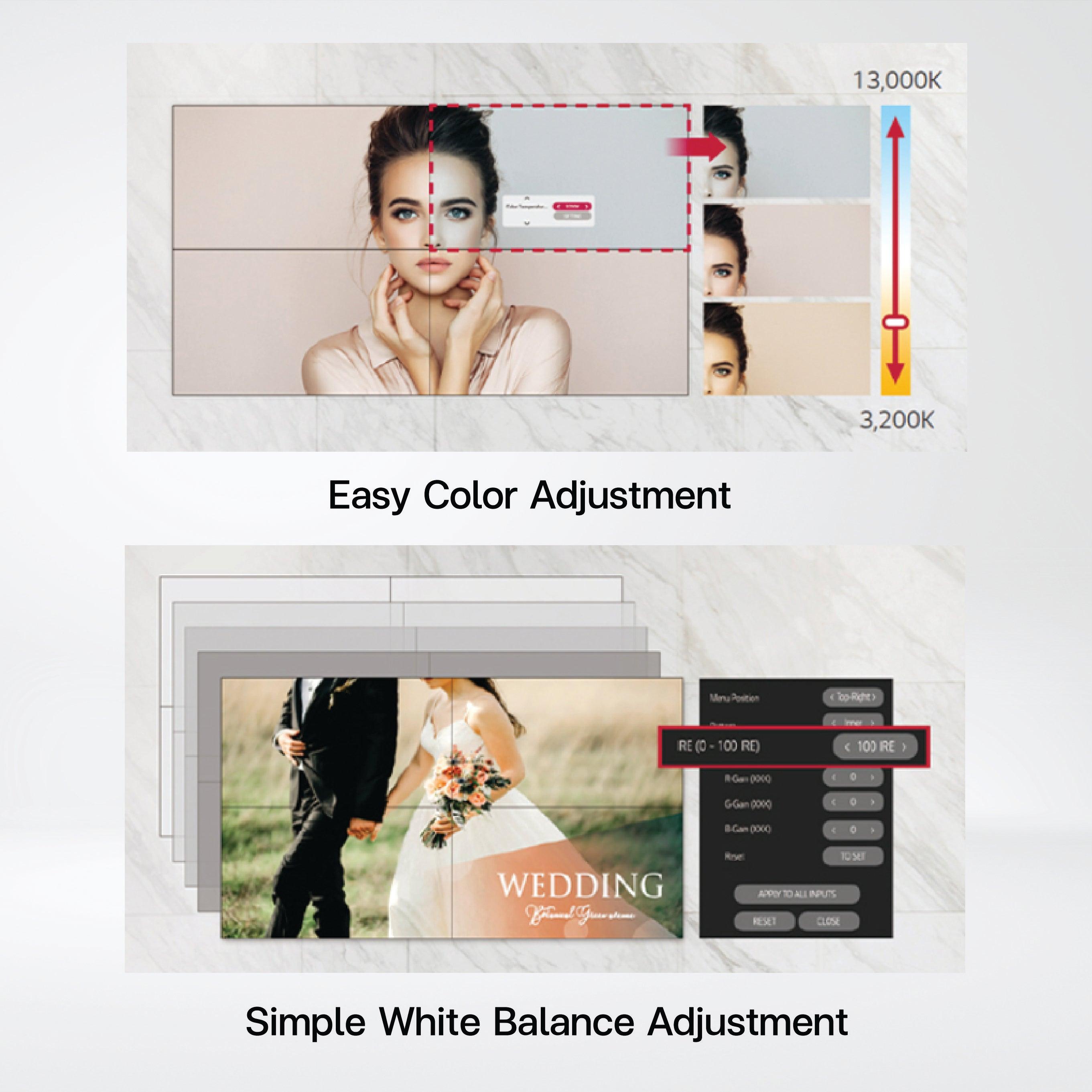 55VM5J-H 55" 500 nits FHD Slim Bezel Video Wall - Riverplus