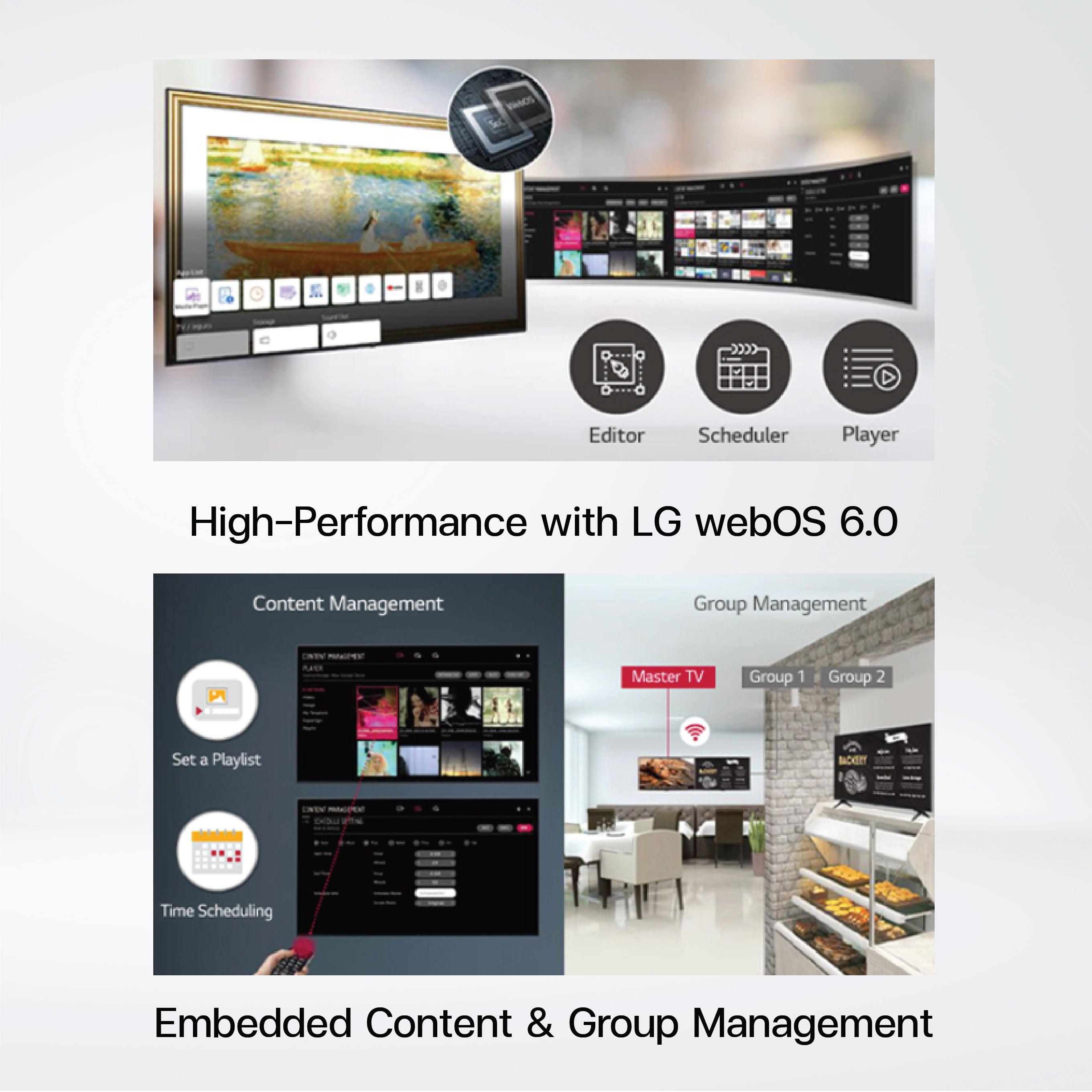 86UR640S 86" 330 nits UHD TV Signage - Riverplus