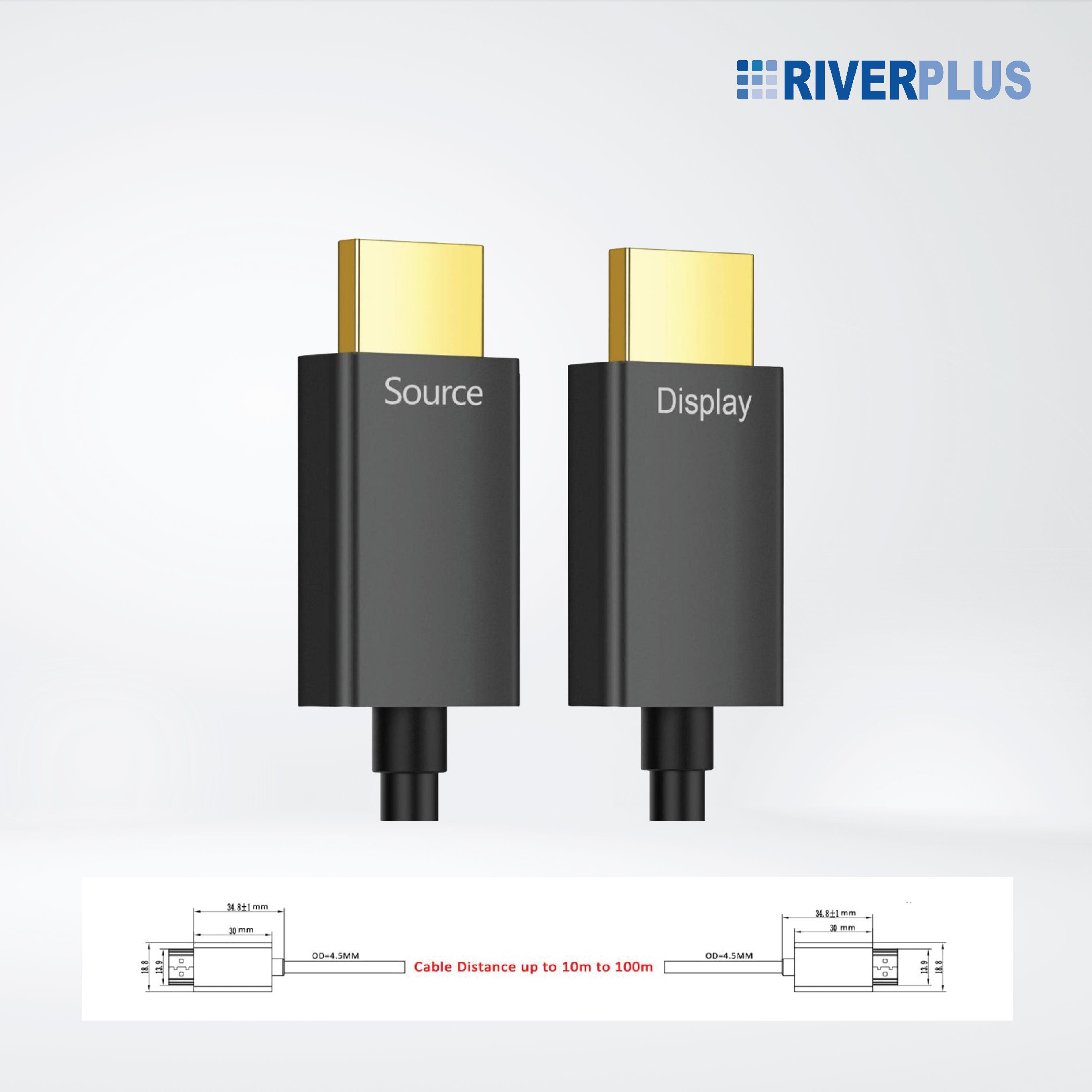 8K60 HDMI2.1 AOC cable 15M, 48G bandwidth
