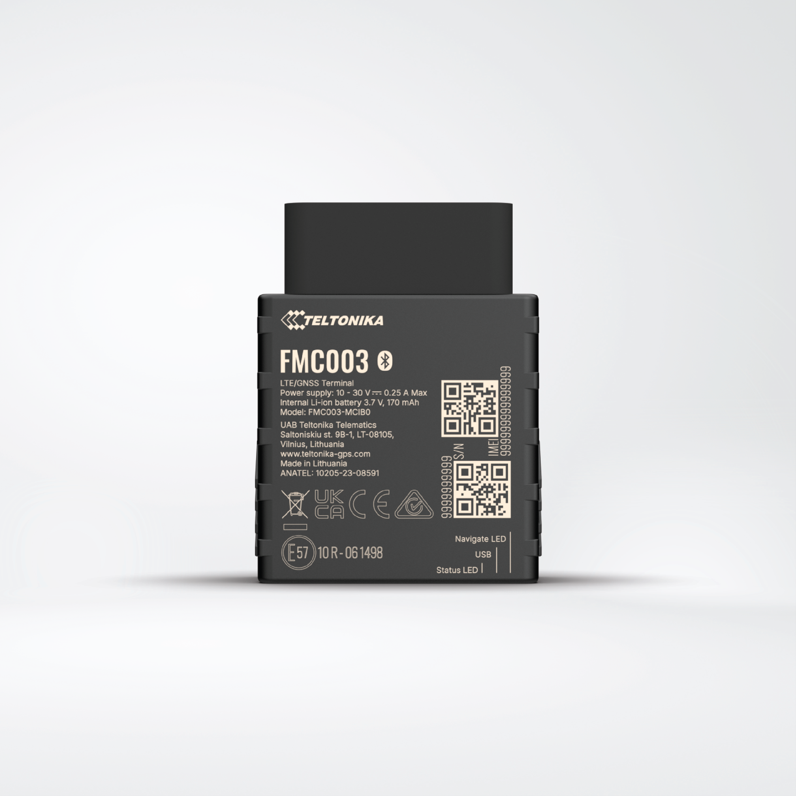 FMC003 4G LTE Cat 1 tracker with OBD OEM data reading