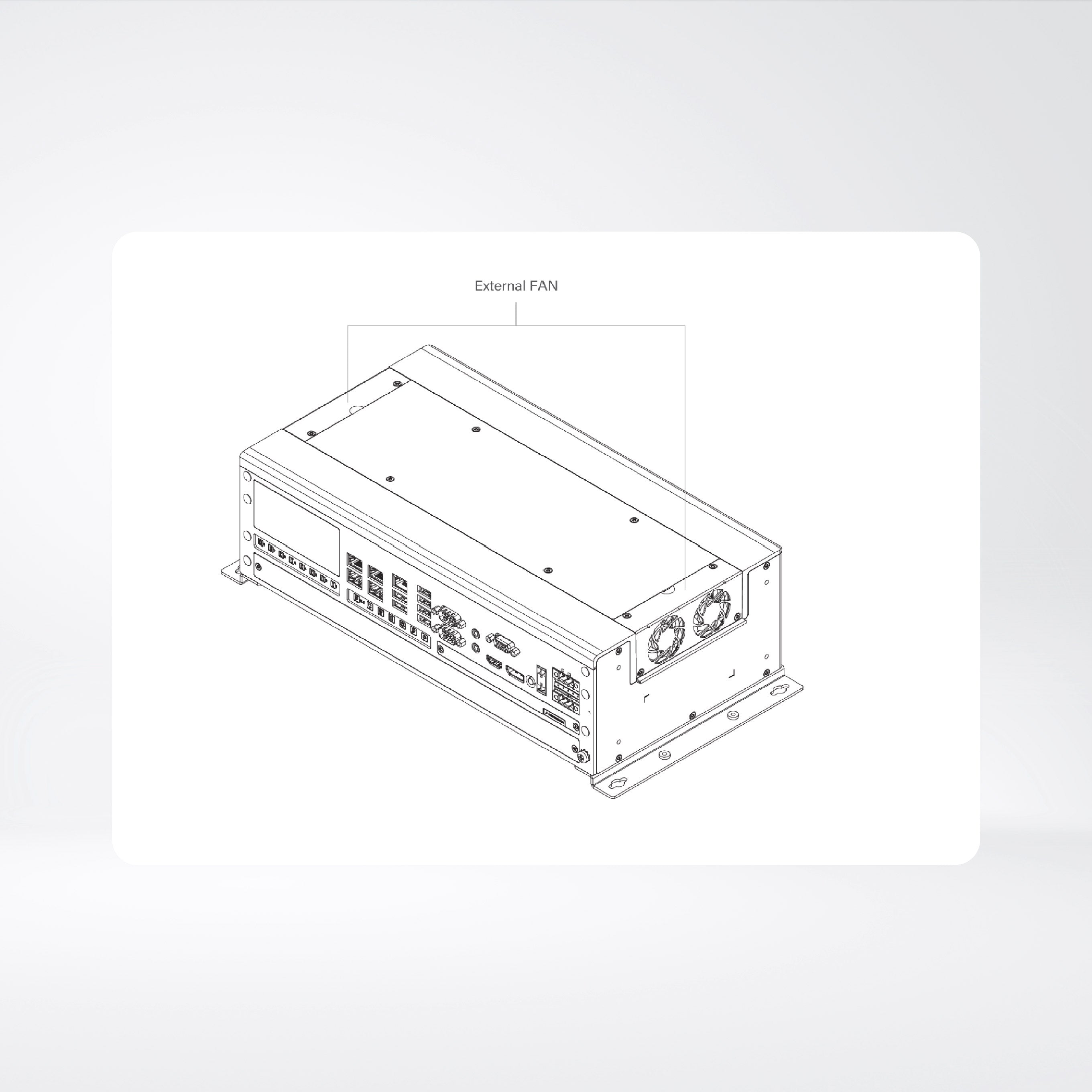 GP-3100-R10 14/13/12th Gen Intel® Core™ Modular GPU Computer Supports Dual Full-length GPU Expansion Up to 500W