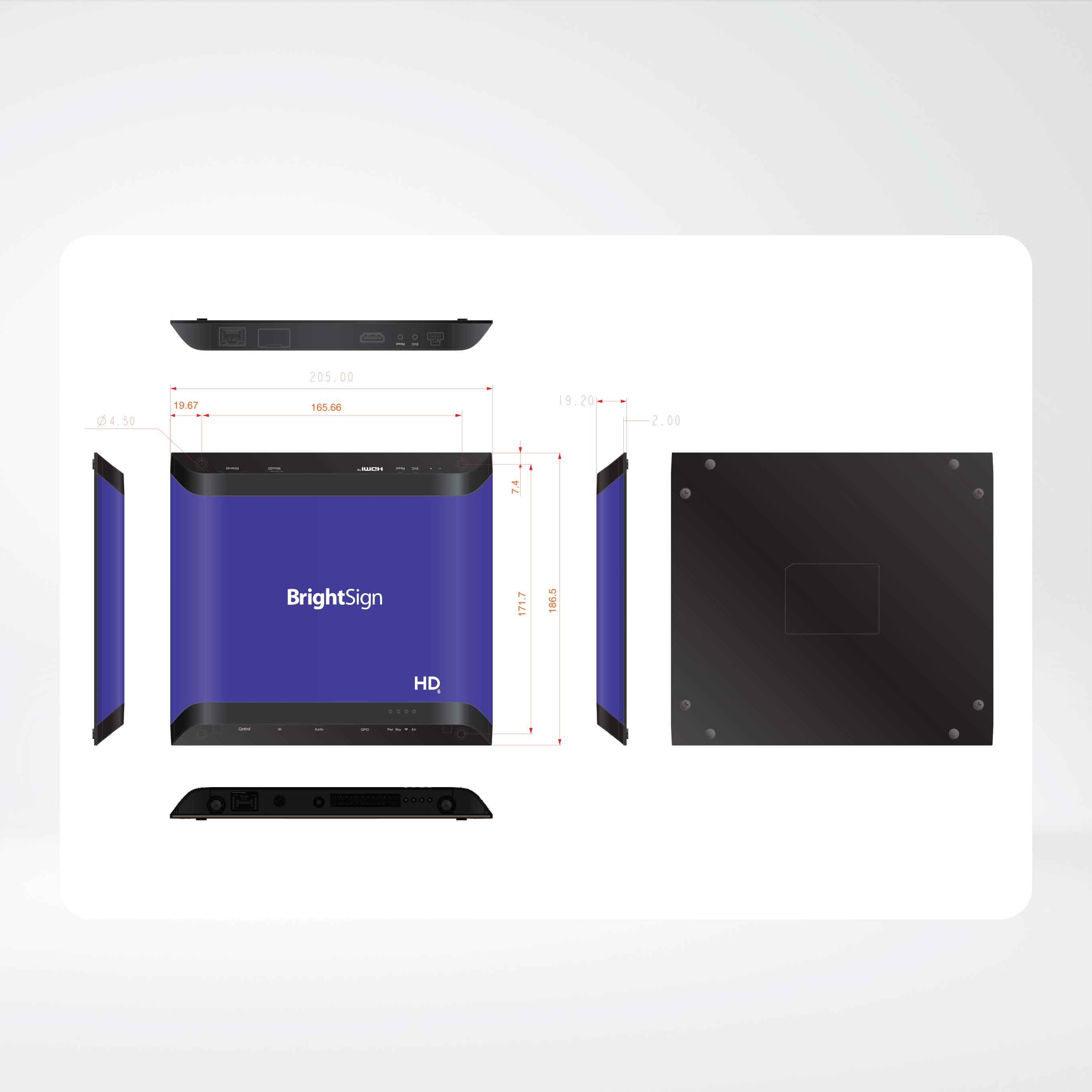 HD1026 Expanded I/O Digital Media Player