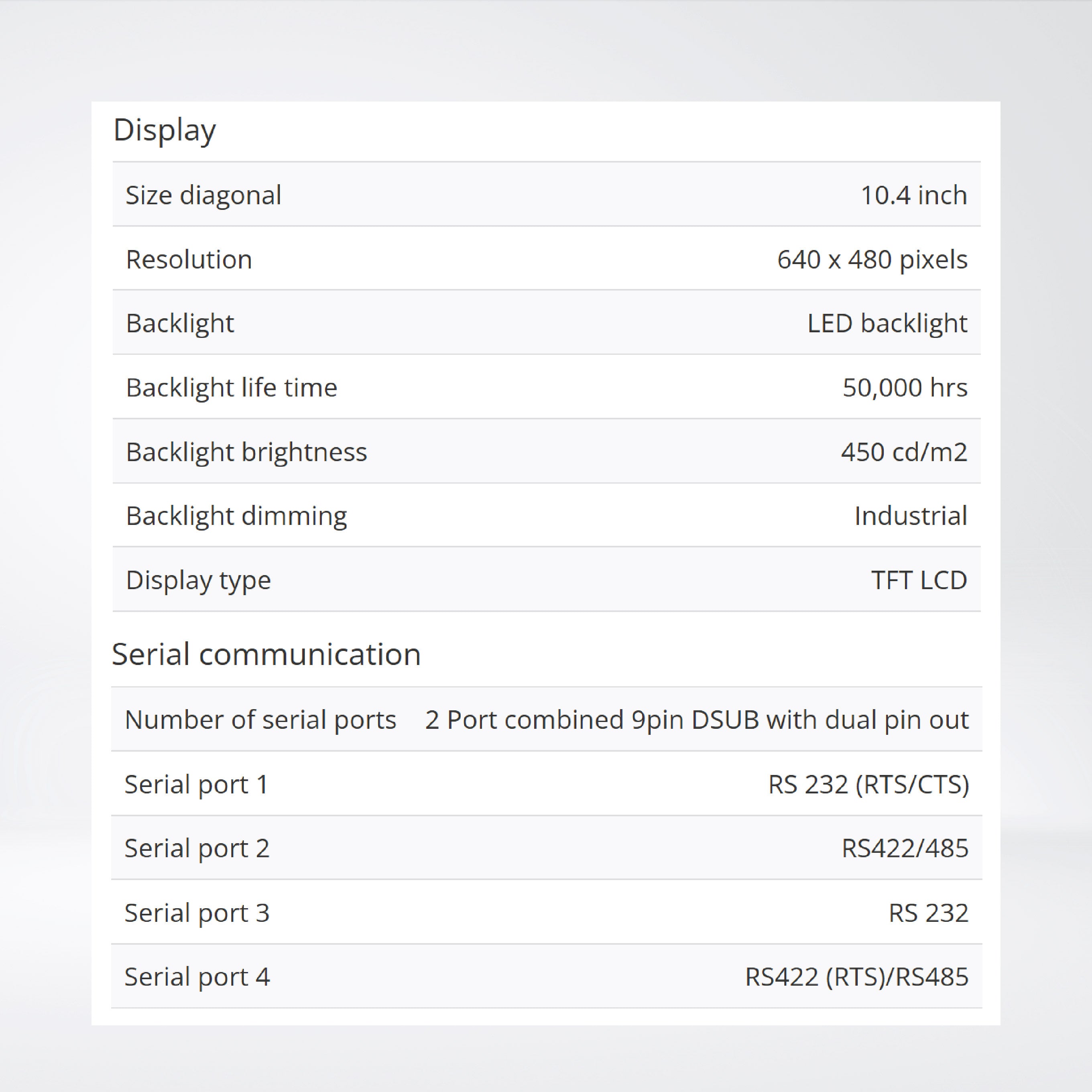 iX T10A 10.4'' graphic touch HMI with iX runtime