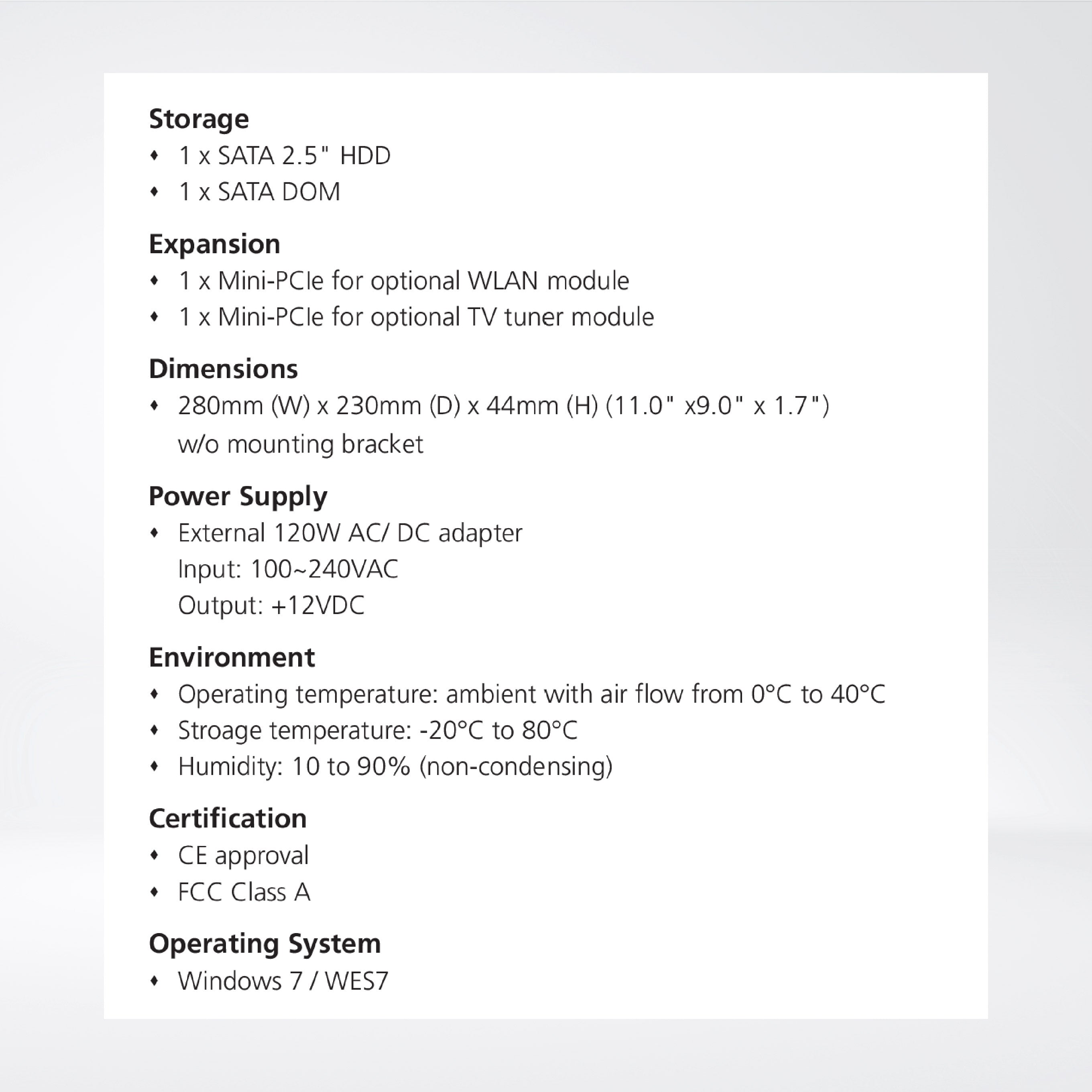 NDiS B842 AMD 27G1M B2.7GHz RAM 8GB DDR3-wADP
