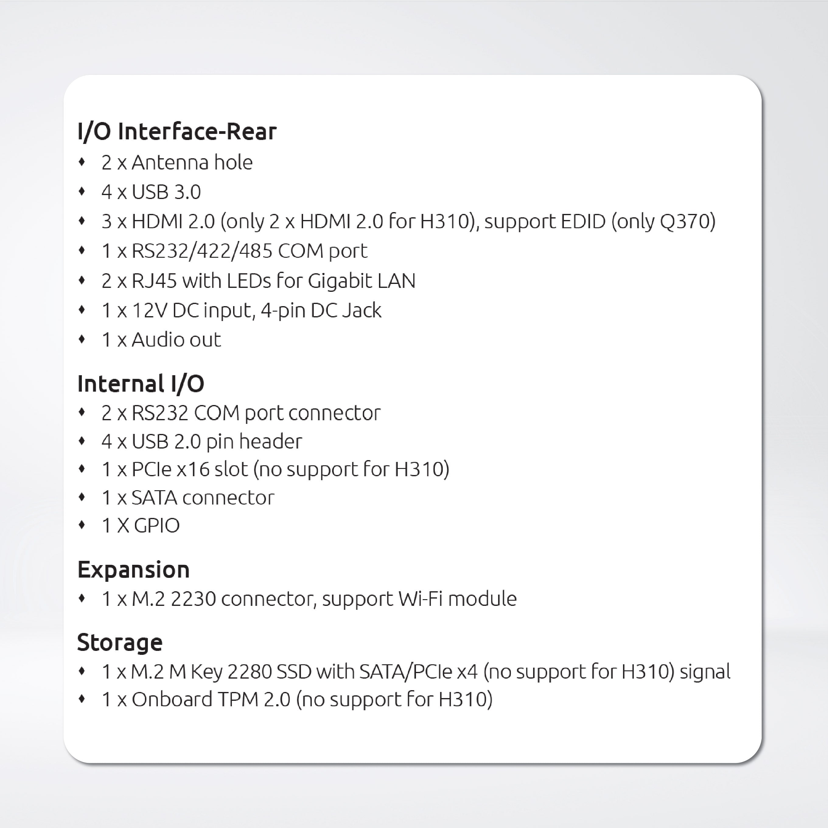 Neu-X300-Q370 Nexcom Fanless Computer