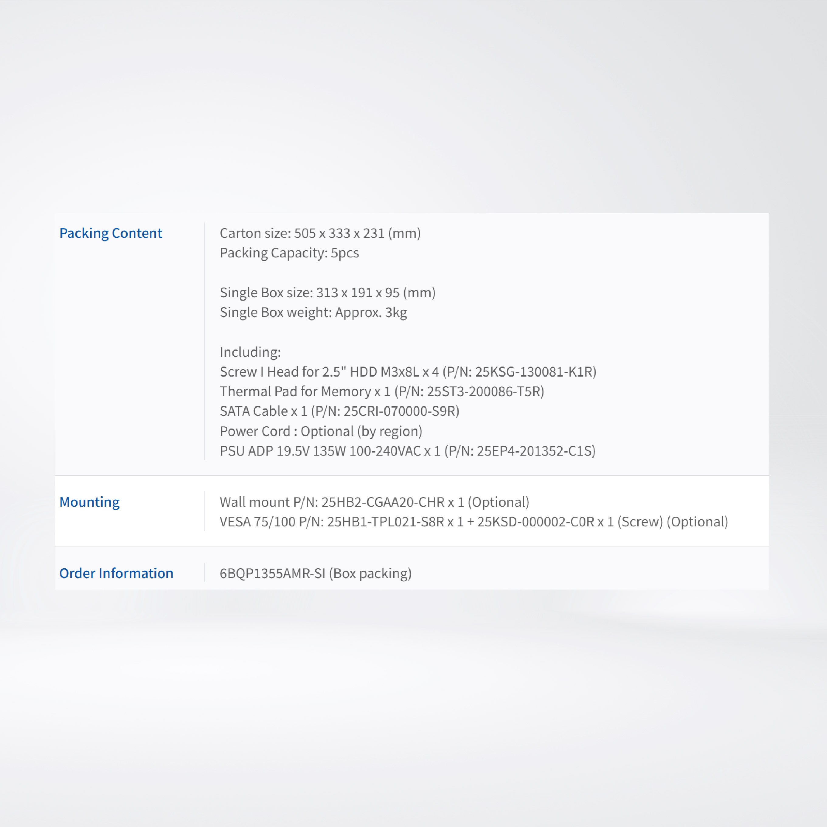 QBiX-Pro-RPLB1355H-A2 Industrial PC i7-1355U Processor RAM8/SSD512GB