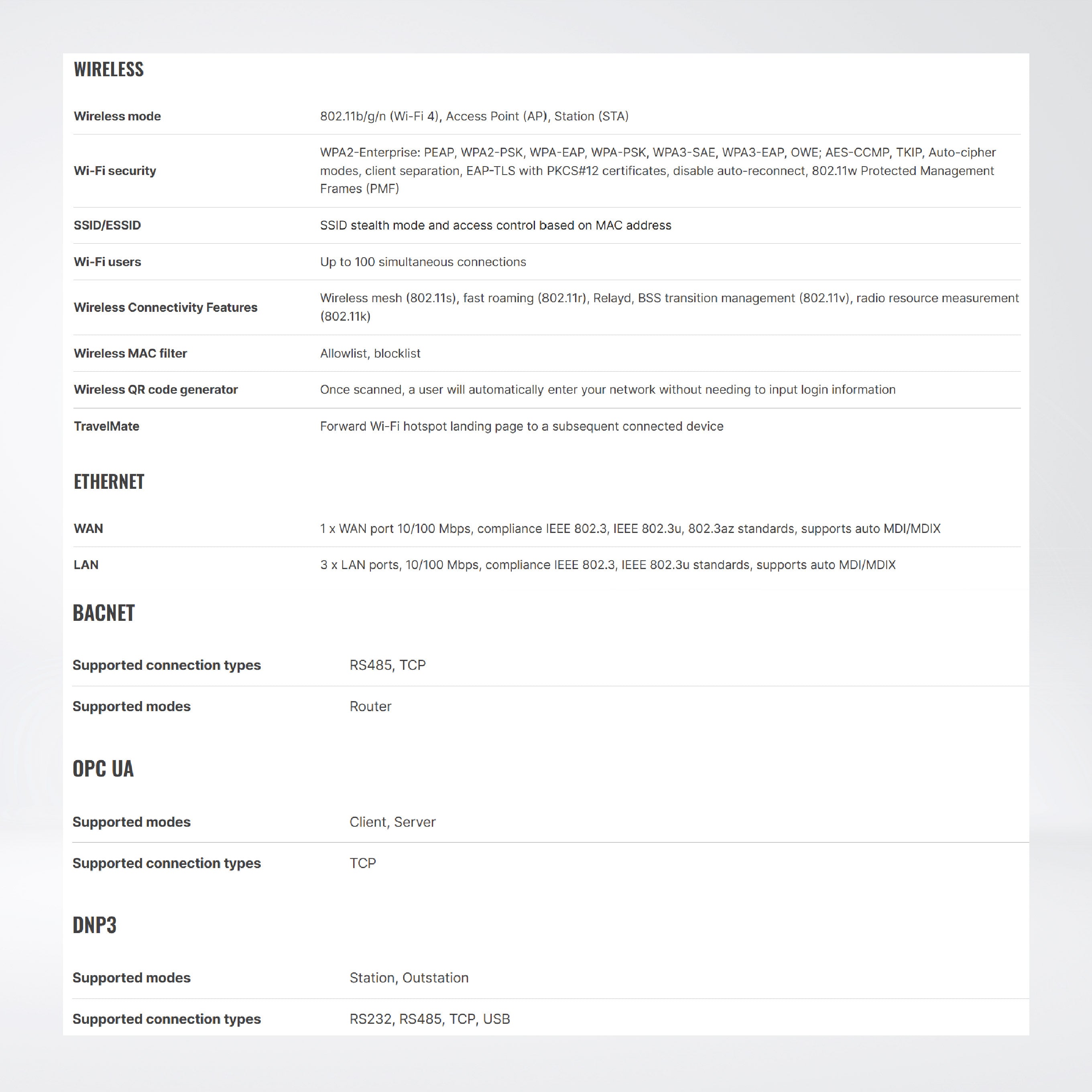 RUT906 4G LTE RS232/RS485 Router