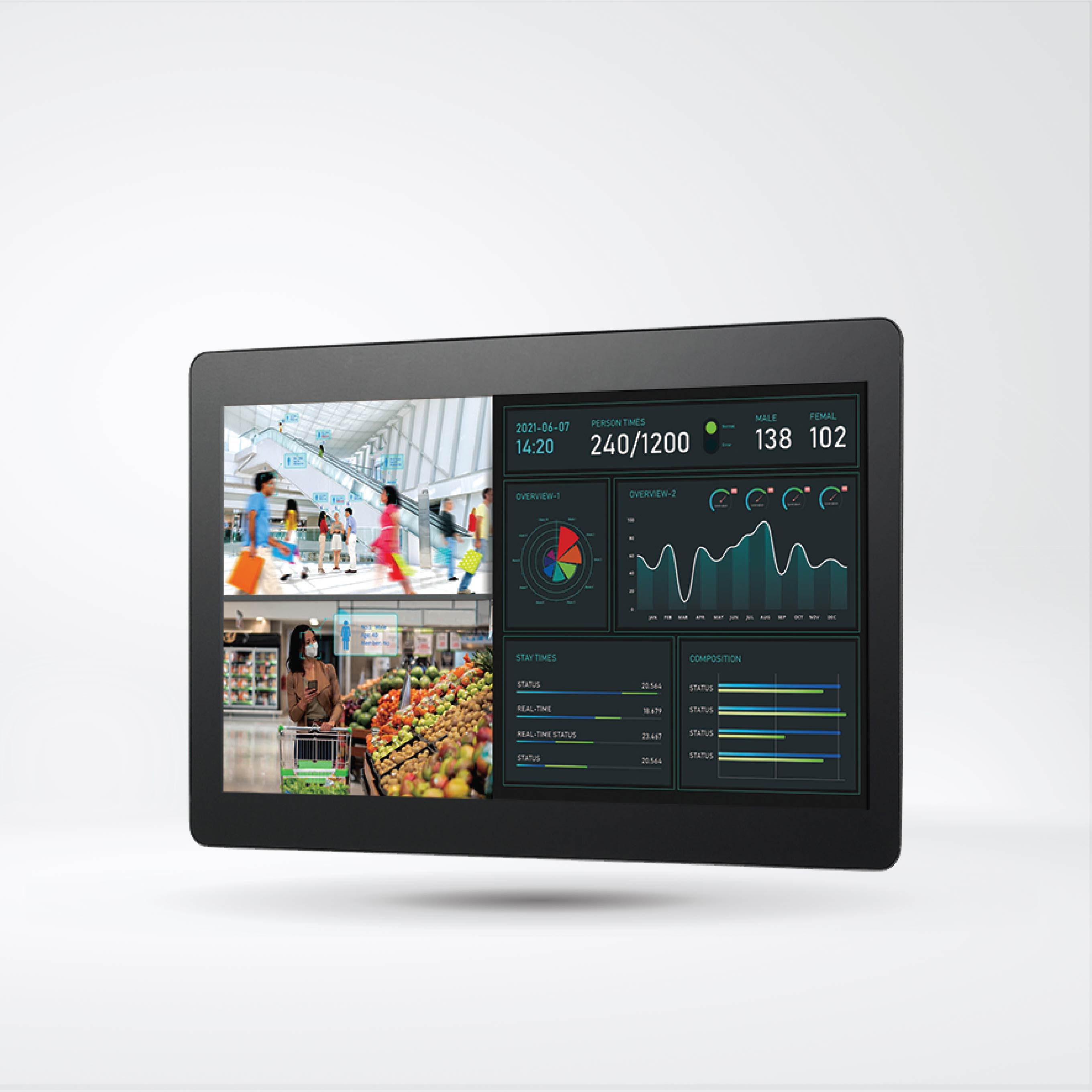 XPPC 16-200 15.6” TFT FHD 16:9 Slim Bezel Multi-Touchscreen Core™ i5-1145G7E 1.50 GHz