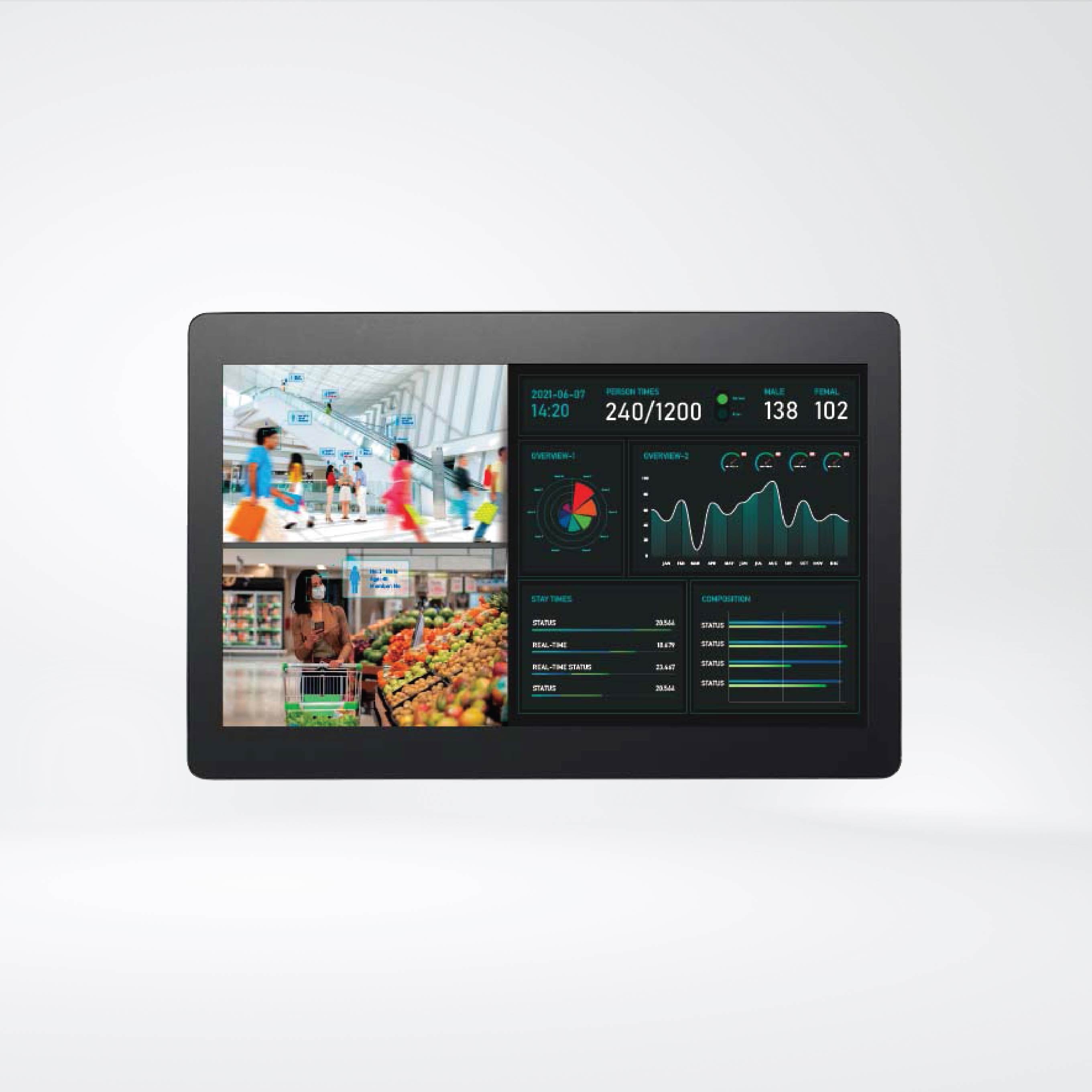 XPPC 16-200 15.6” TFT FHD 16:9 Slim Bezel Multi-Touchscreen Core™ i5-1145G7E 1.50 GHz