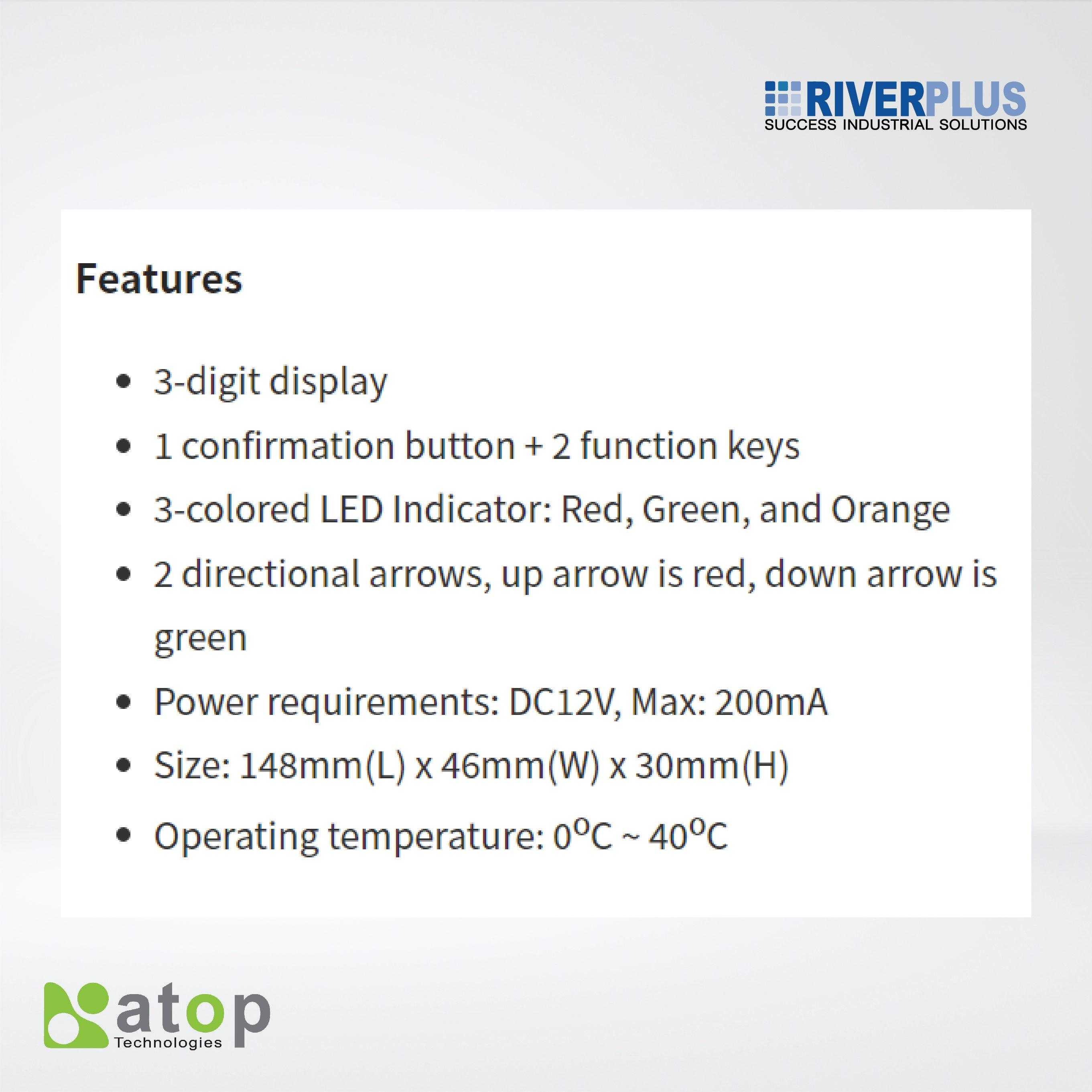 AT503A 3-Digit Directional Pick Tag - Riverplus