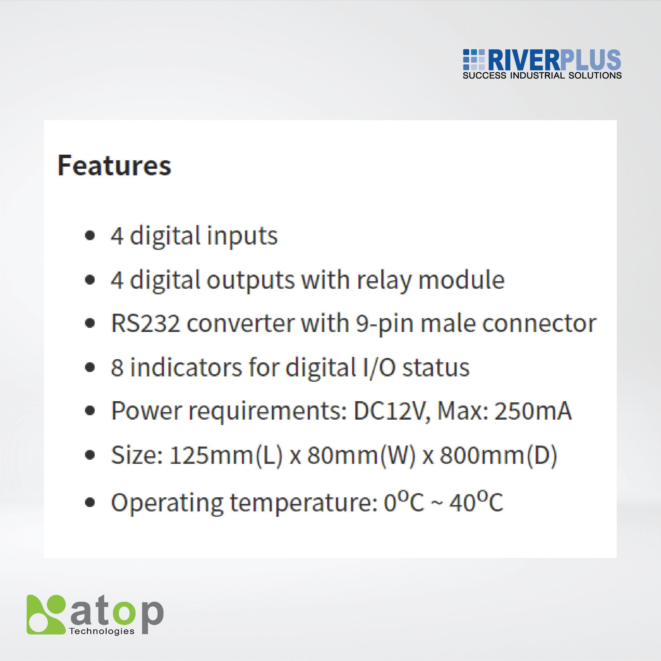AT520 RS232 & Digital I/O Field Interface - Riverplus