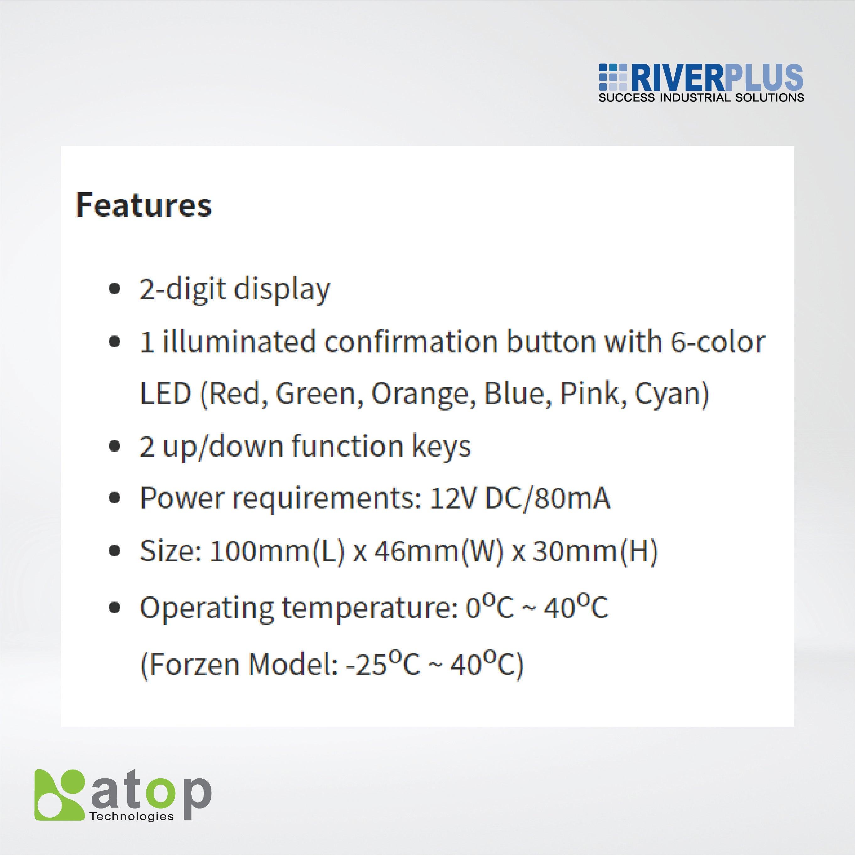 AT702(L) 2-Digit Pick Tag - Riverplus