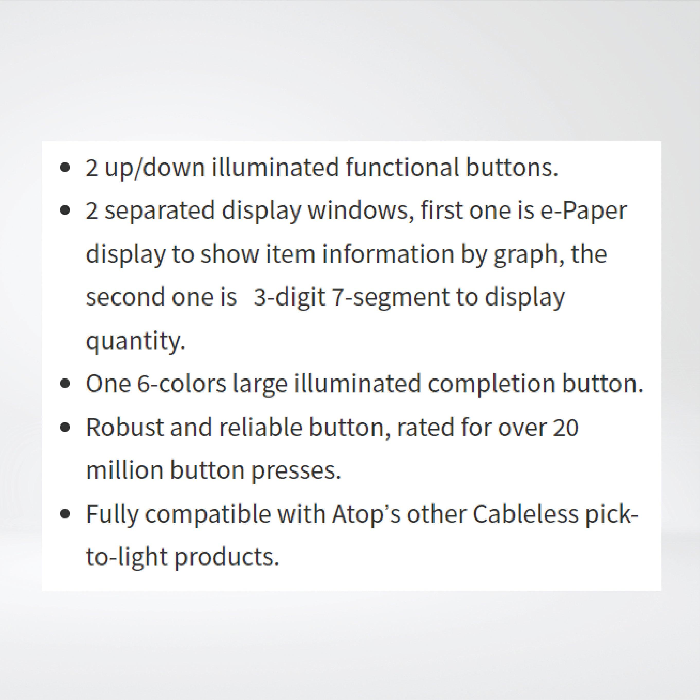 AT703-2W-EPD 3-Digit, 2 Separated Windows Pick Tag - Riverplus