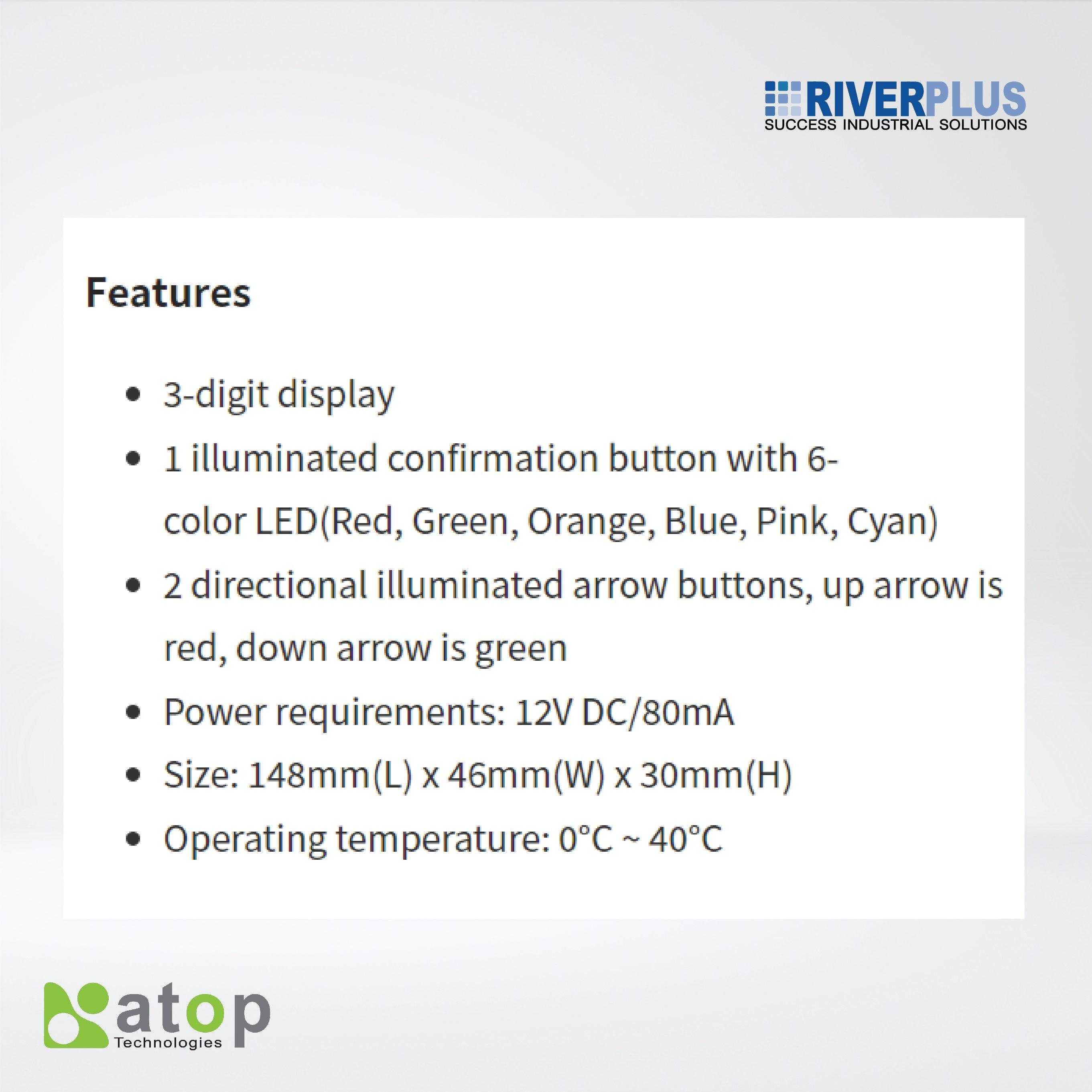 AT703A 3-Digit Directional Pick tag - Riverplus