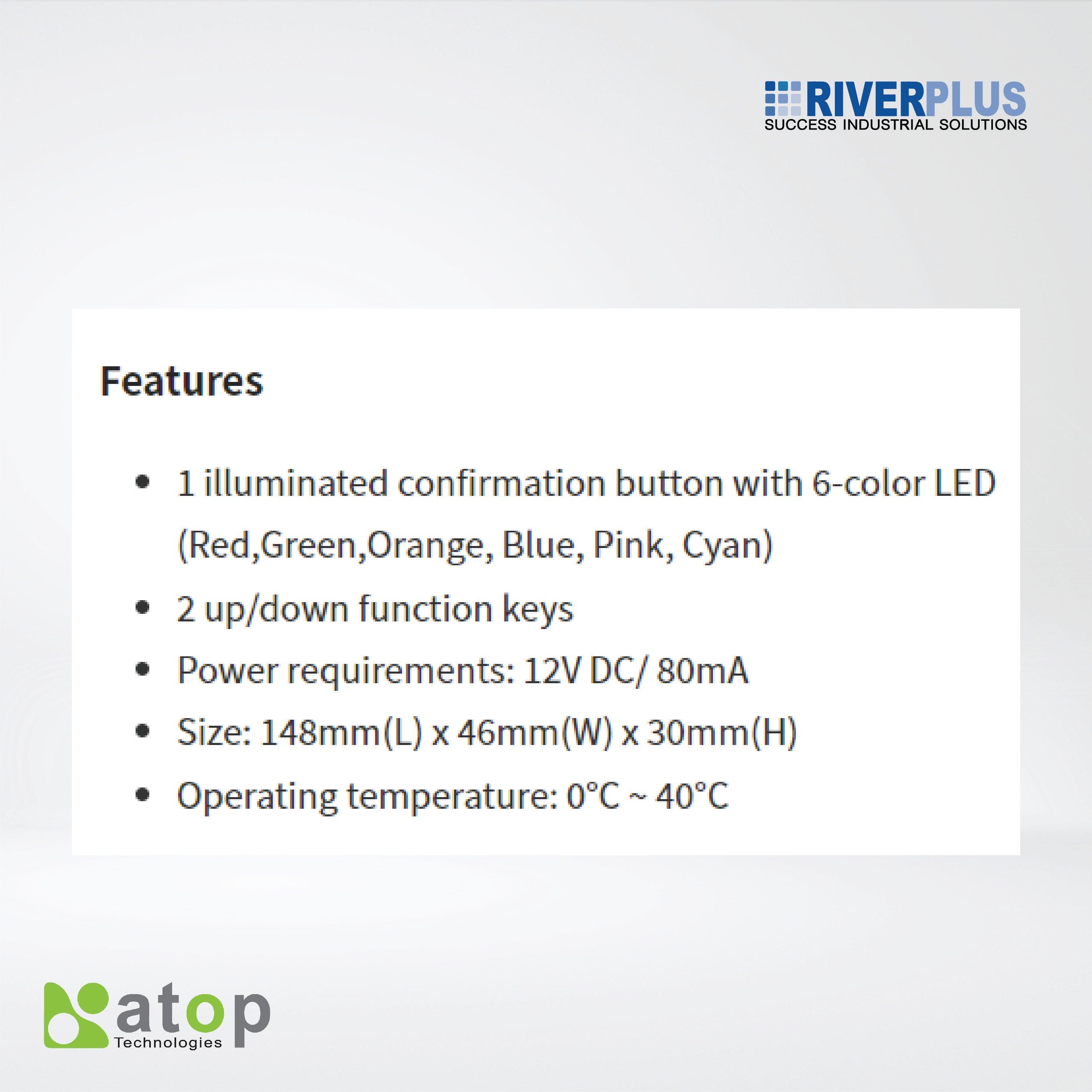 AT705-E 5-digit Alphanumerical Display - Riverplus