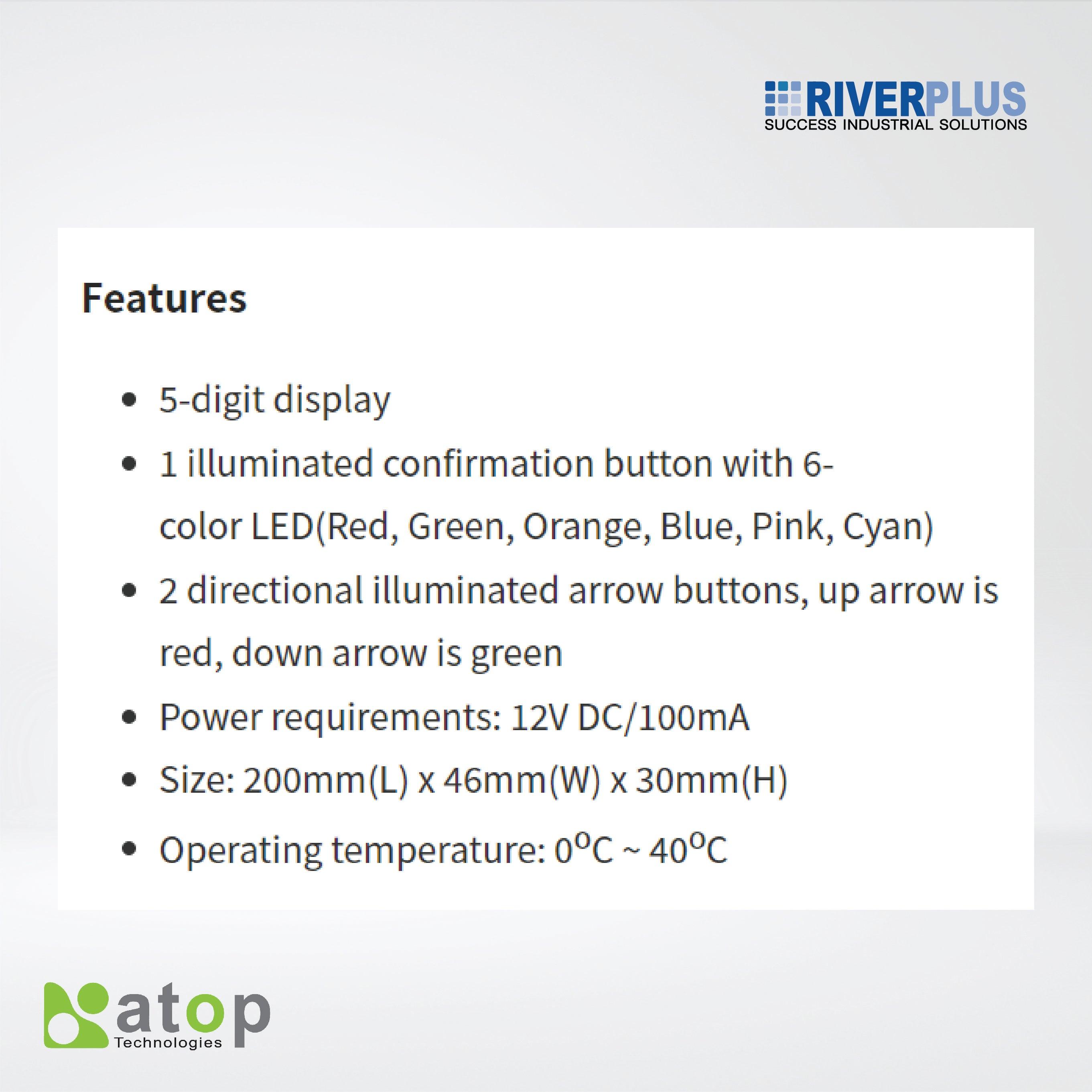 AT705A 5-Digit Directional Pick Tag - Riverplus