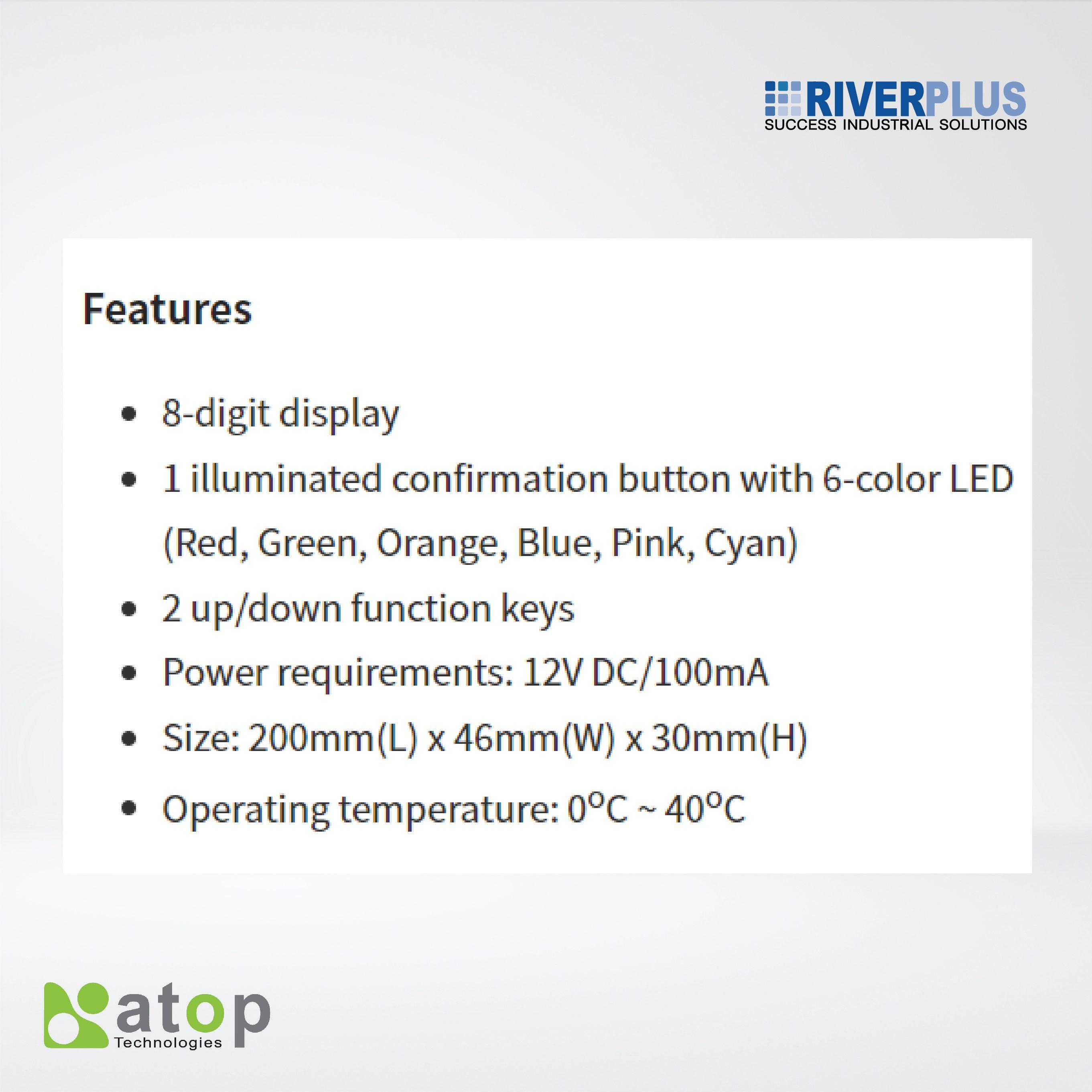 AT708 8-Digit Pick Tag - Riverplus