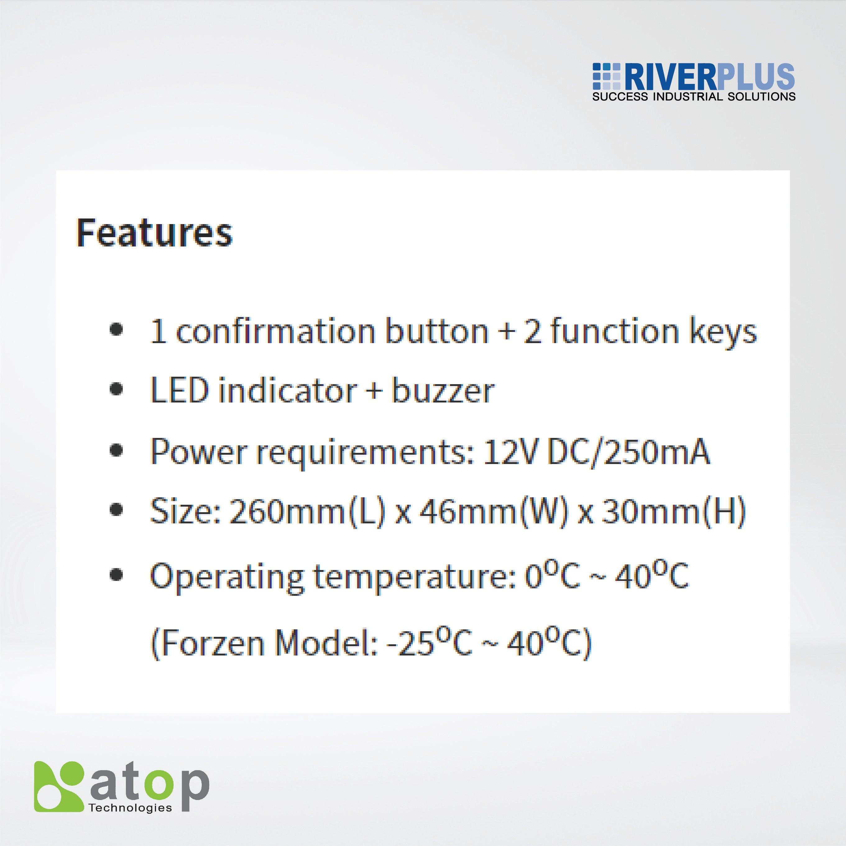 AT70C(L) 12-Digit Alphanumerical Display - Riverplus