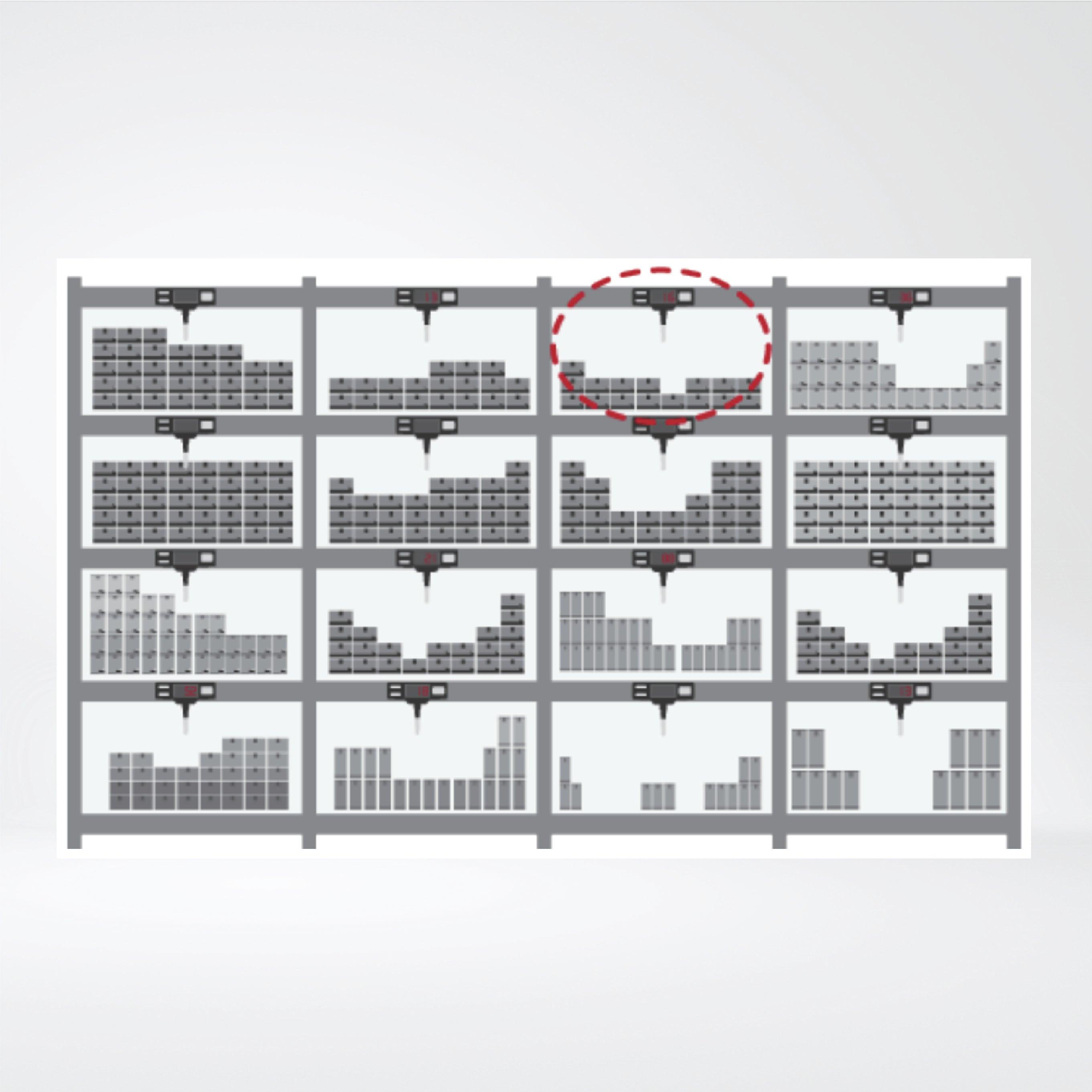 AT803-SQ 3-digit pick tag with deflection rod - Riverplus