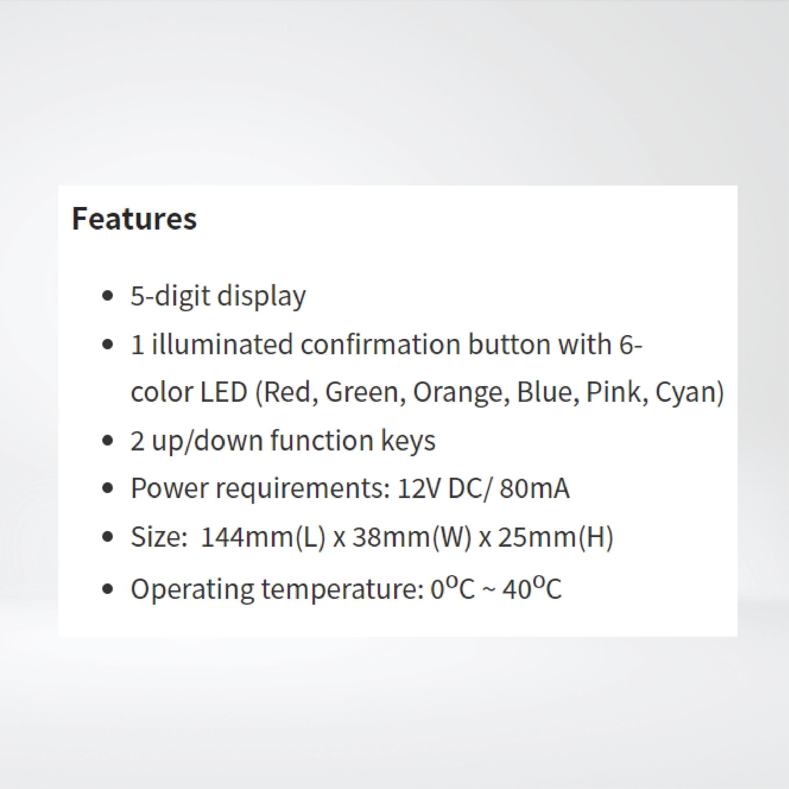 AT805 5-Digit Pick Tag - Riverplus