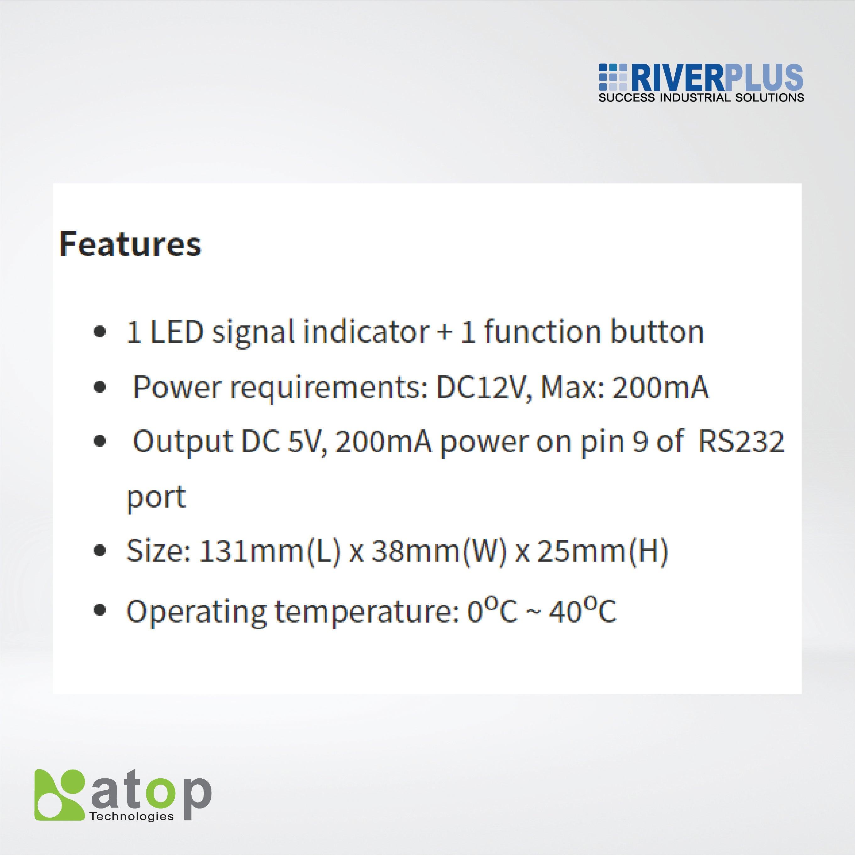 AT830 RS232 Converter - Riverplus