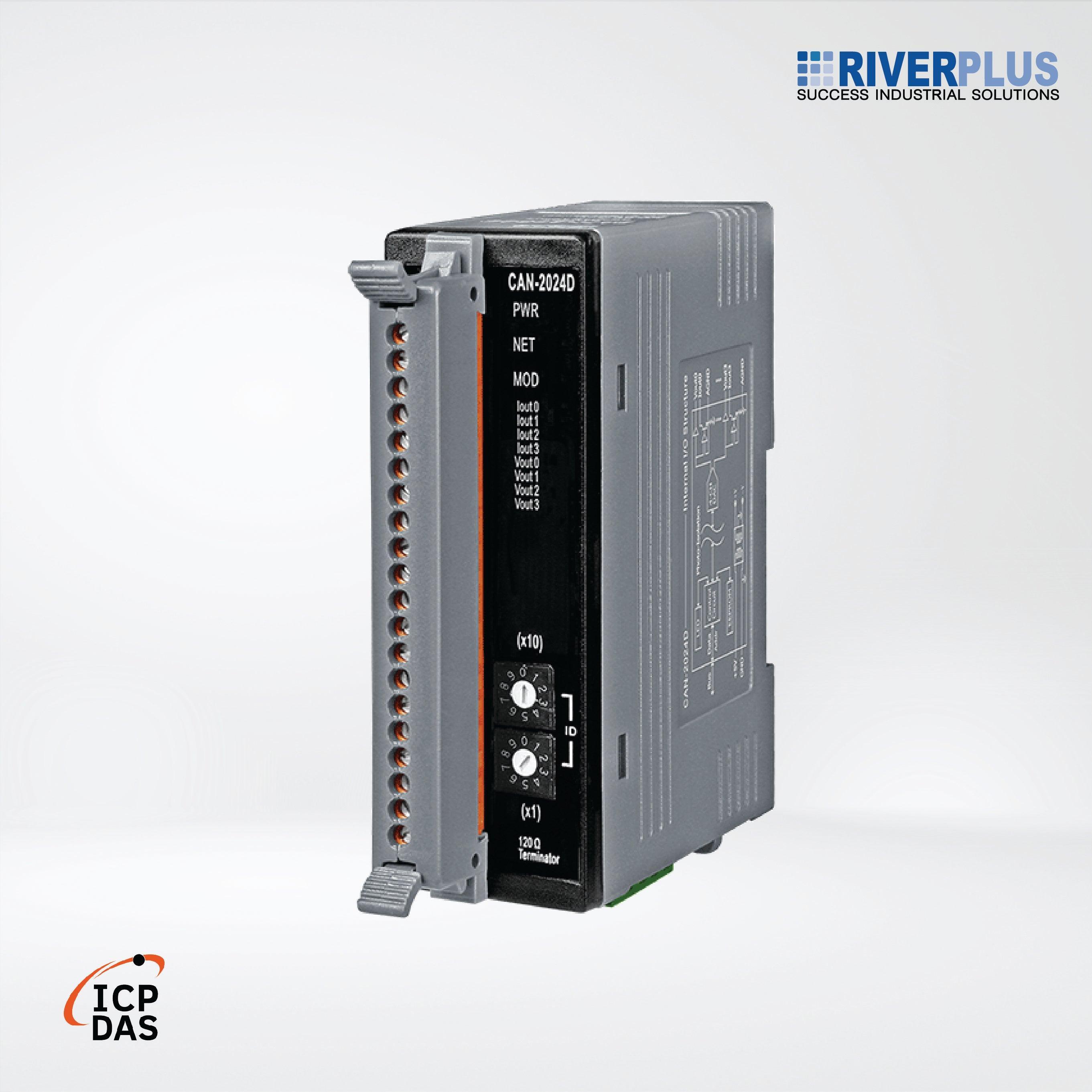 CAN-2024D DeviceNet Slave Module of 4-channel 14-bit AO - Riverplus