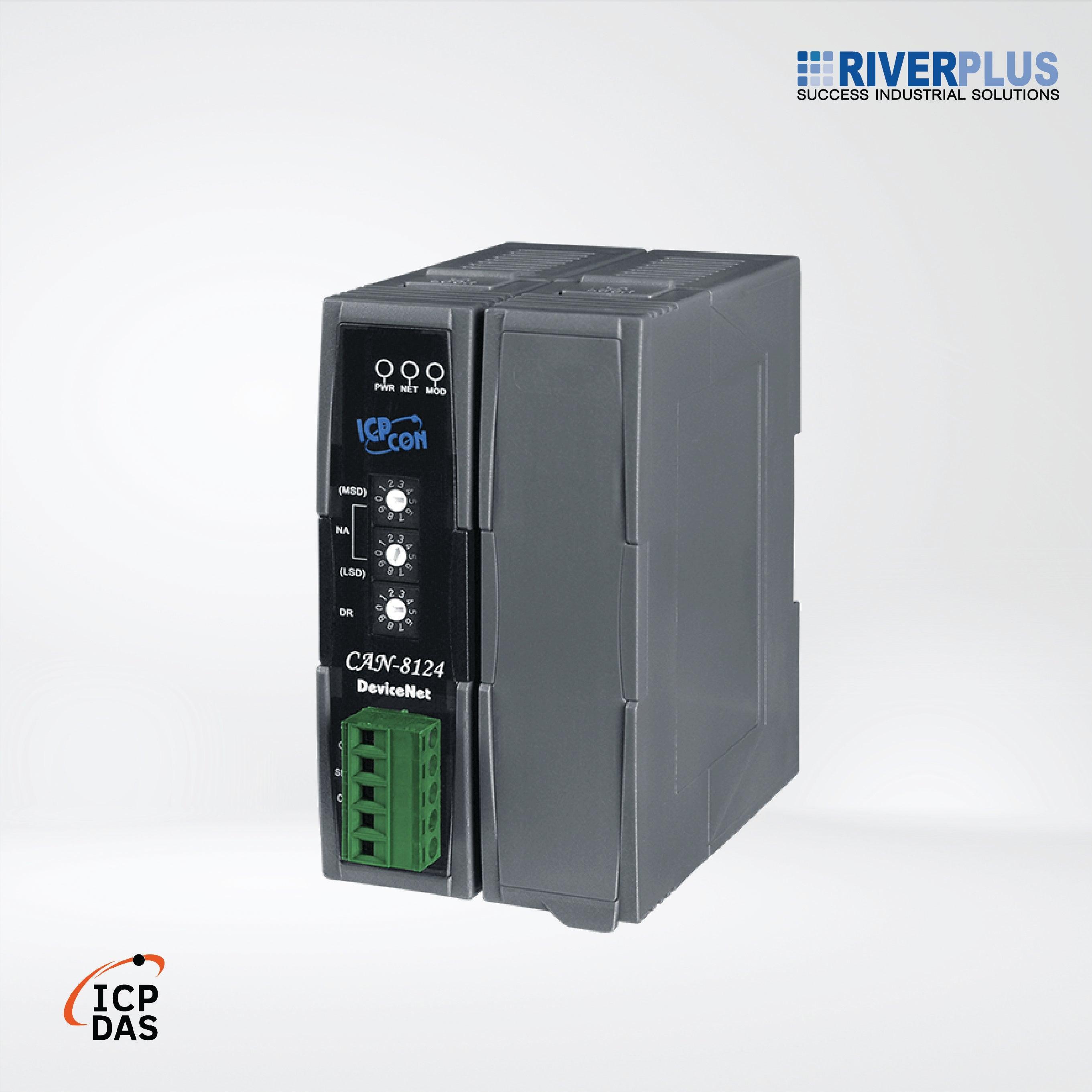 CAN-8124-G DeviceNet Remote I/O Unit with 1 I/O Slot - Riverplus