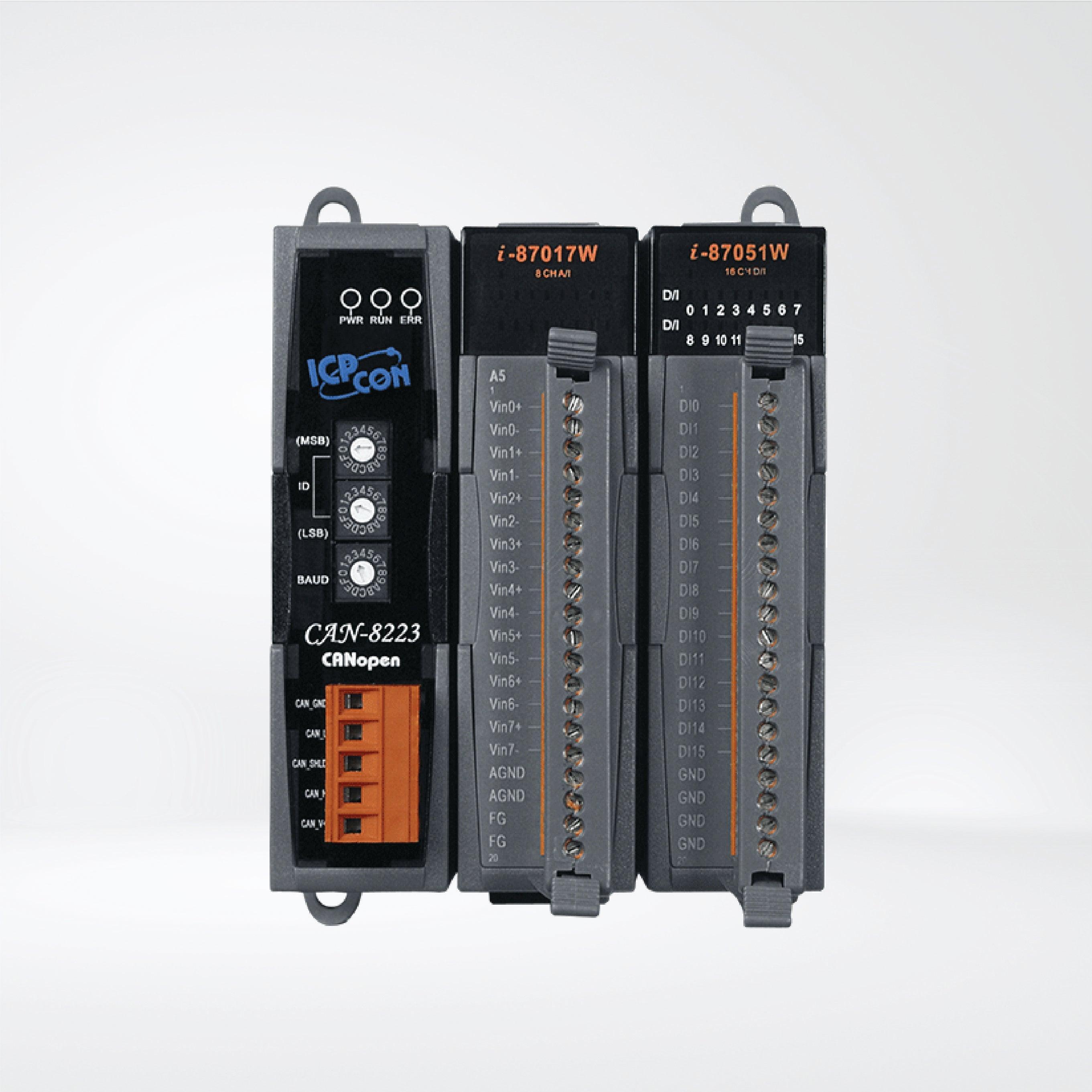 CAN-8223-G CANopen Remote I/O Unit with 2 I/O Slots - Riverplus