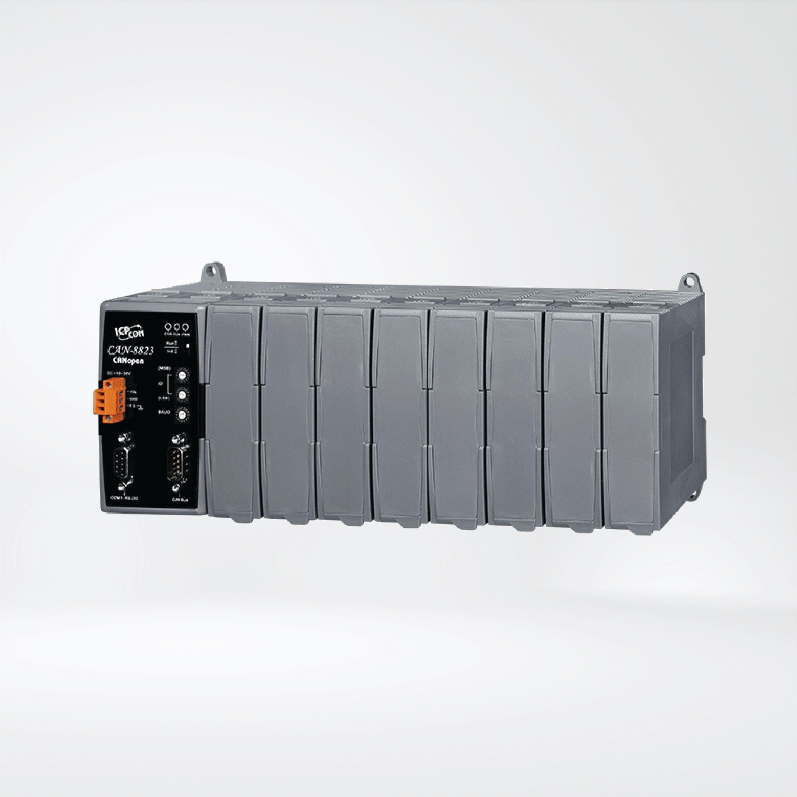 CAN-8823-G CANopen Remote I/O Unit with 8 I/O Slots - Riverplus