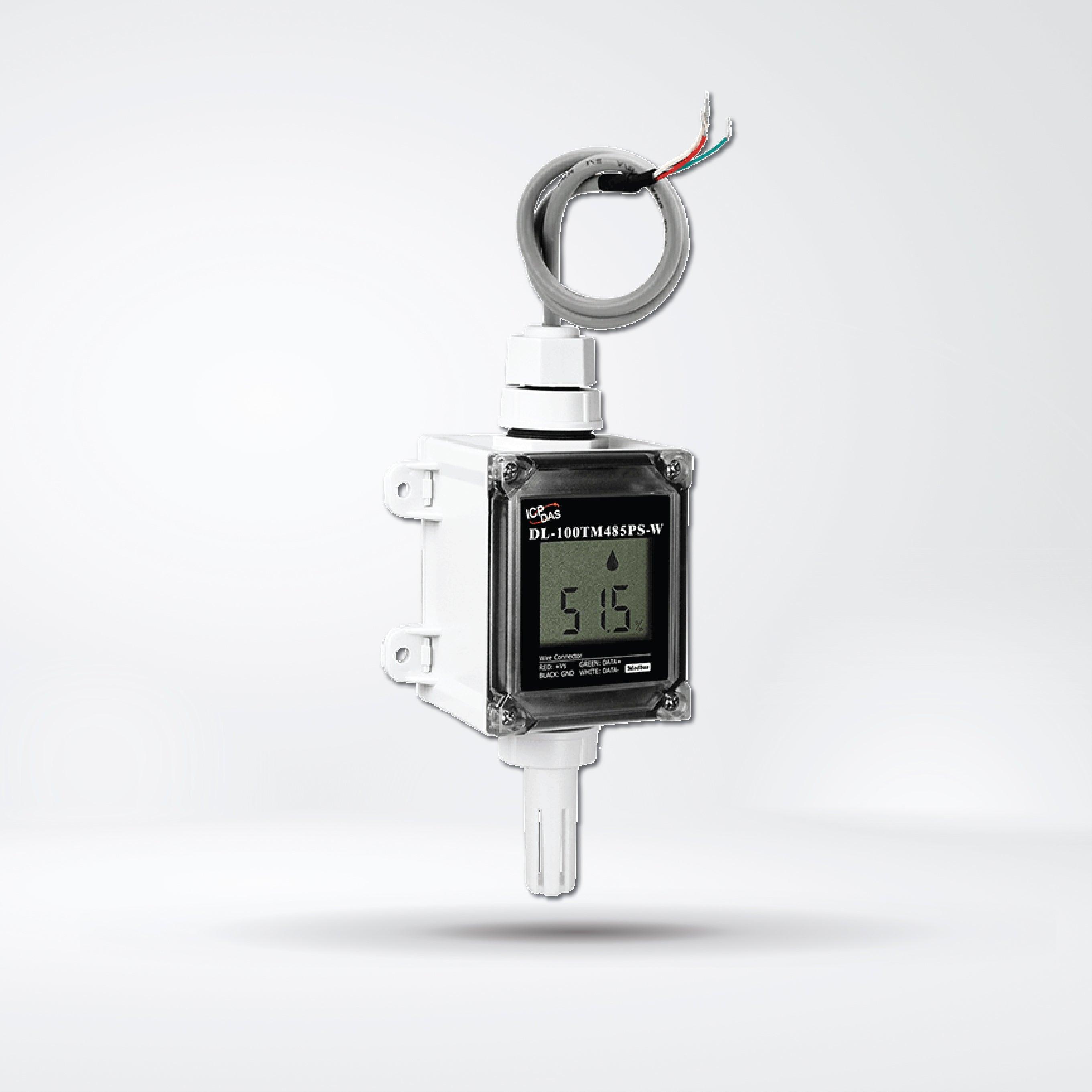 DL-100TM485PS-W IP66 Remote Temperature and Humidity Data Logger with