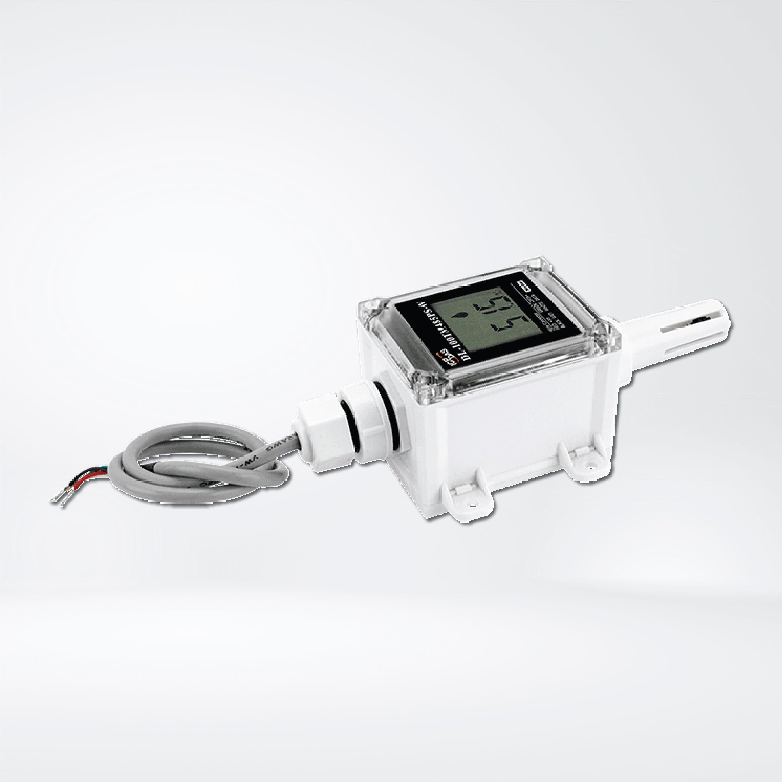 DL-100TM485PS-W IP66 Remote Temperature and Humidity Data Logger with LCD Display (High Accuracy, RS-485) - Riverplus