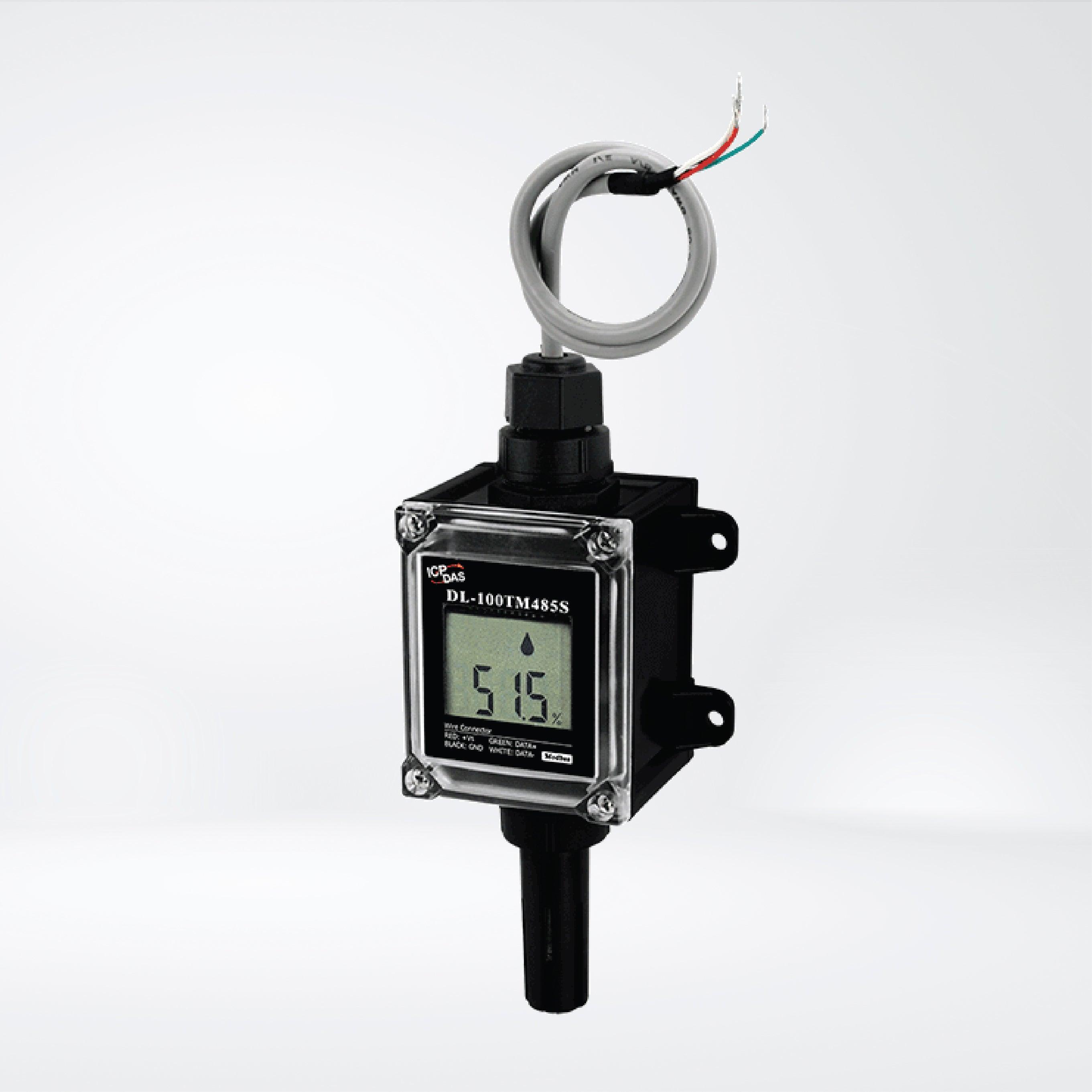 DL-100TM485S IP66 Remote Temperature and Humidity Data Logger with LCD Display (RS-485) - Riverplus