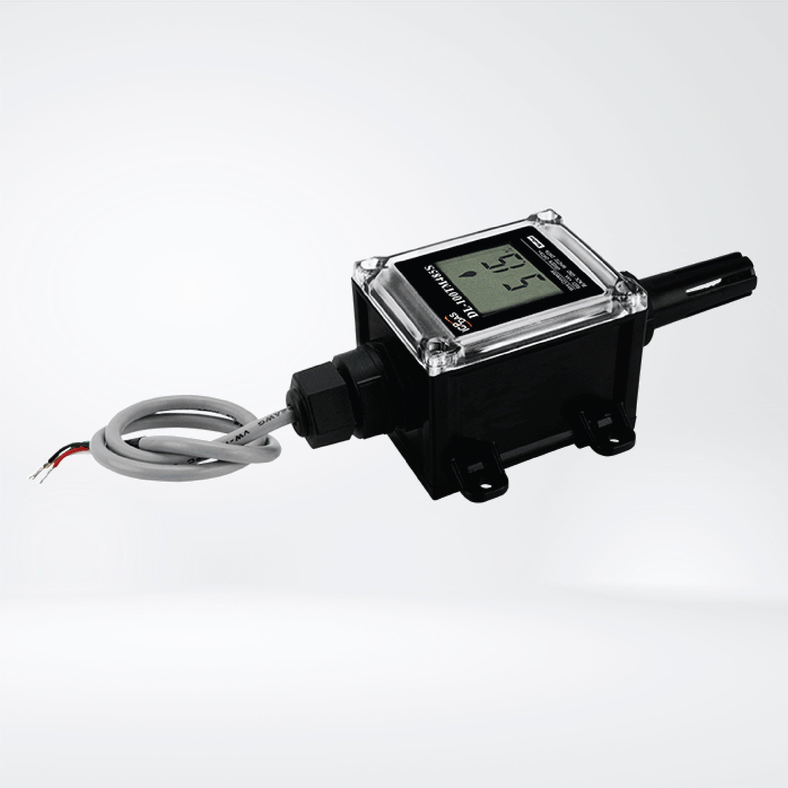 DL-100TM485S IP66 Remote Temperature and Humidity Data Logger with LCD Display (RS-485) - Riverplus