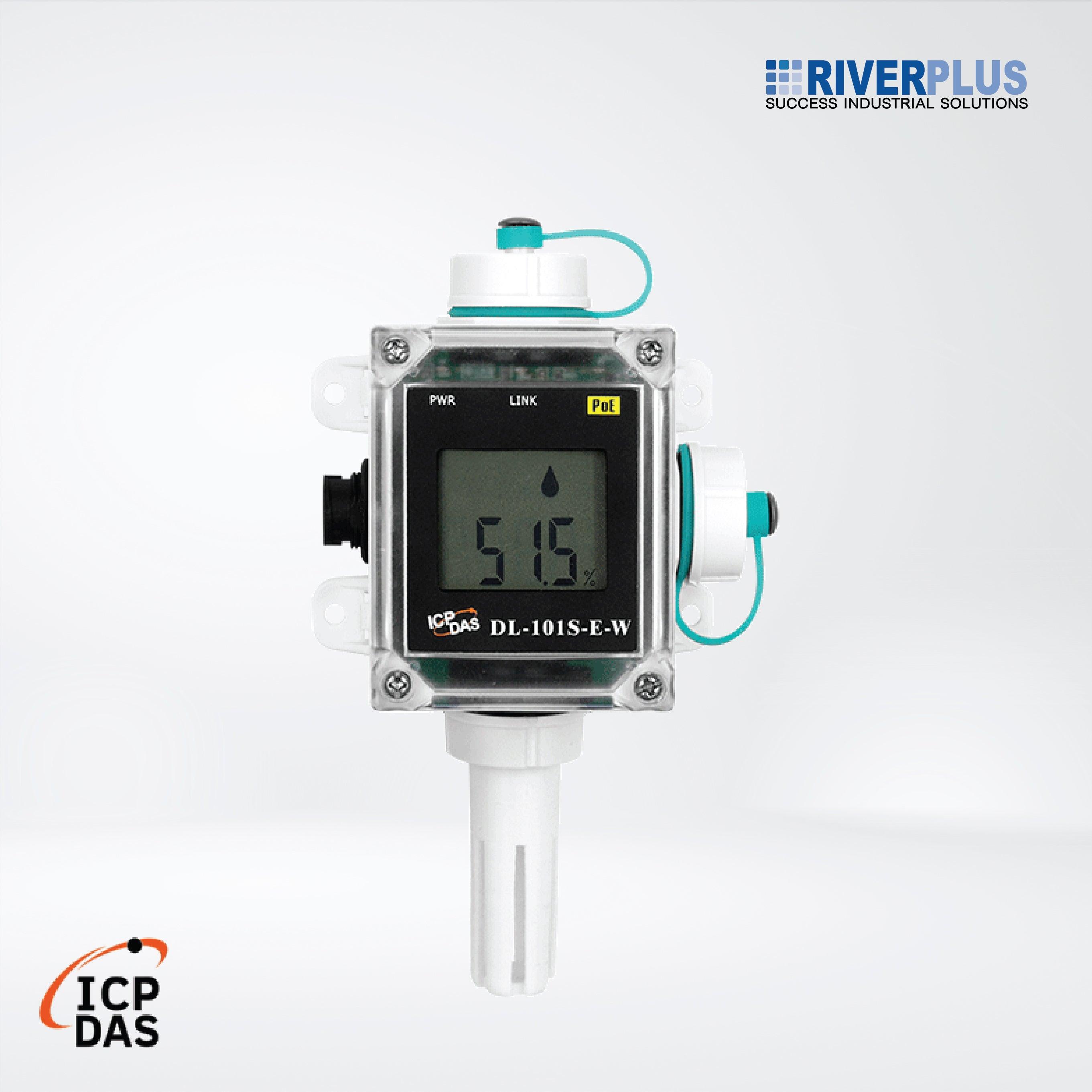 DL-101S-E-W IP66 Remote Temperature/Humidity/Dew Point Data Logger - Riverplus