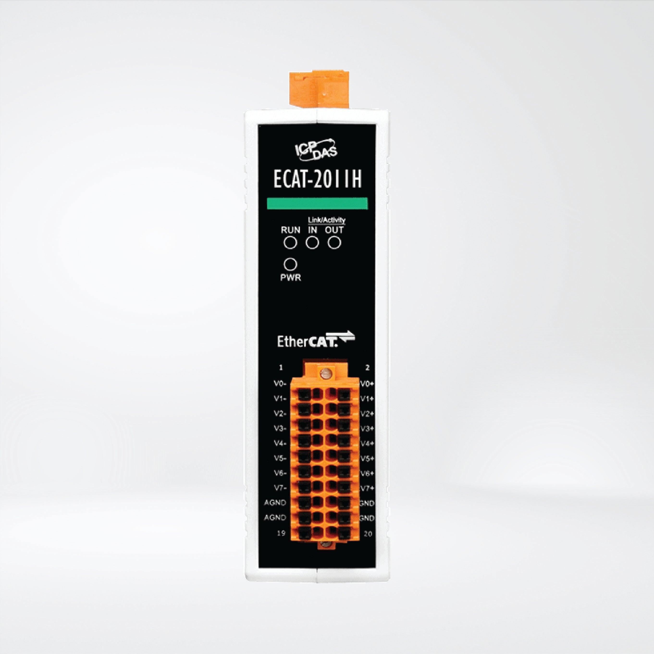 ECAT-2011H EtherCAT Slave I/O Module with 16-ch/8-ch AI - Riverplus