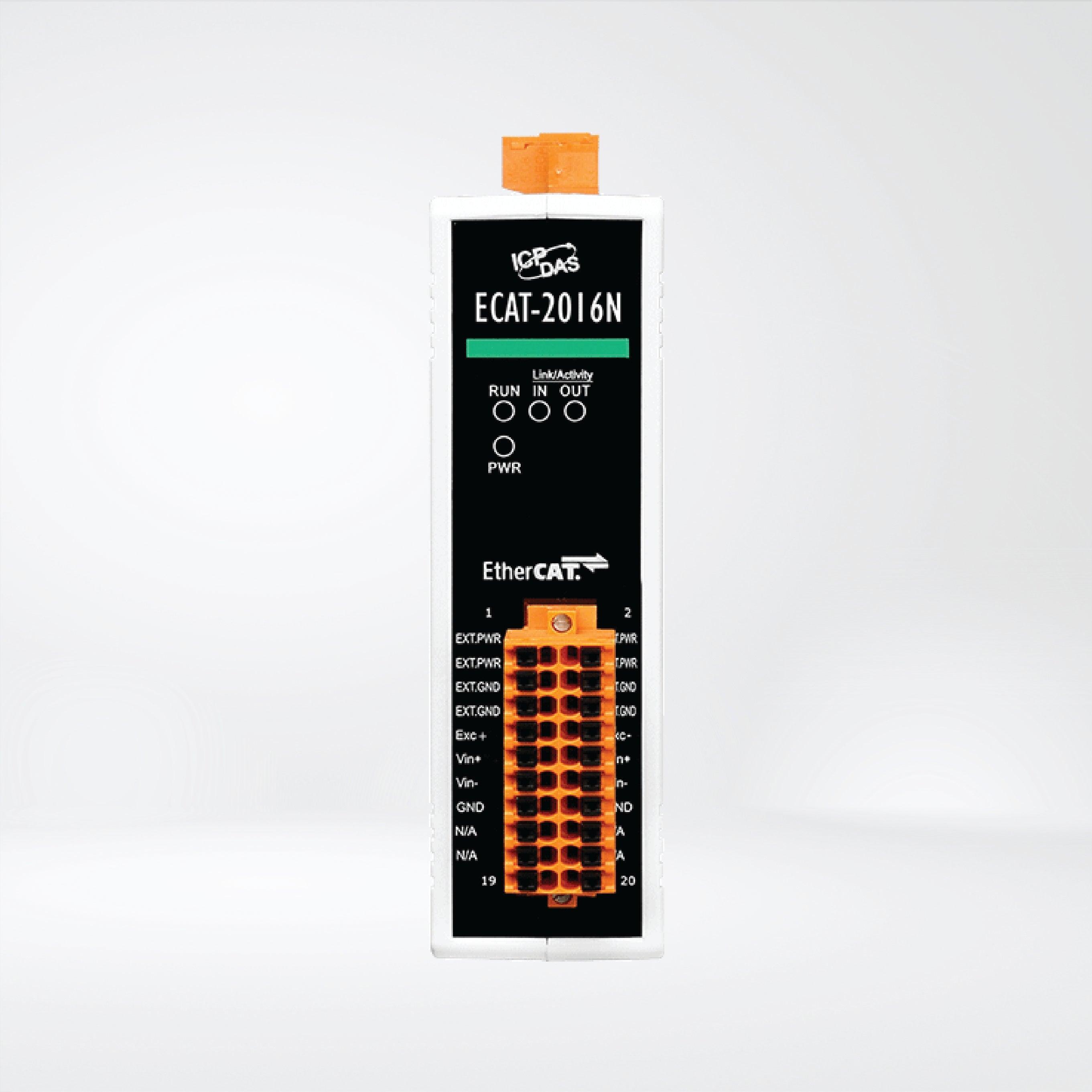 ECAT-2016N EtherCAT Slave I/O Module with 16-bit, 1-ch Strain Gauge - Riverplus