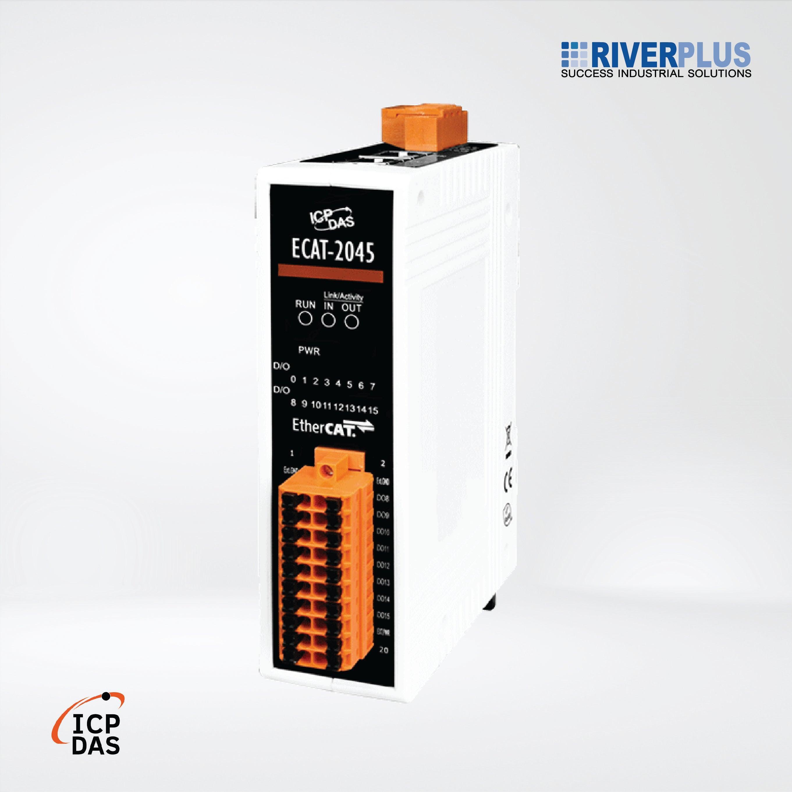 ECAT-2045 EtherCAT Slave I/O Module with Isolated 16-ch DO - Riverplus