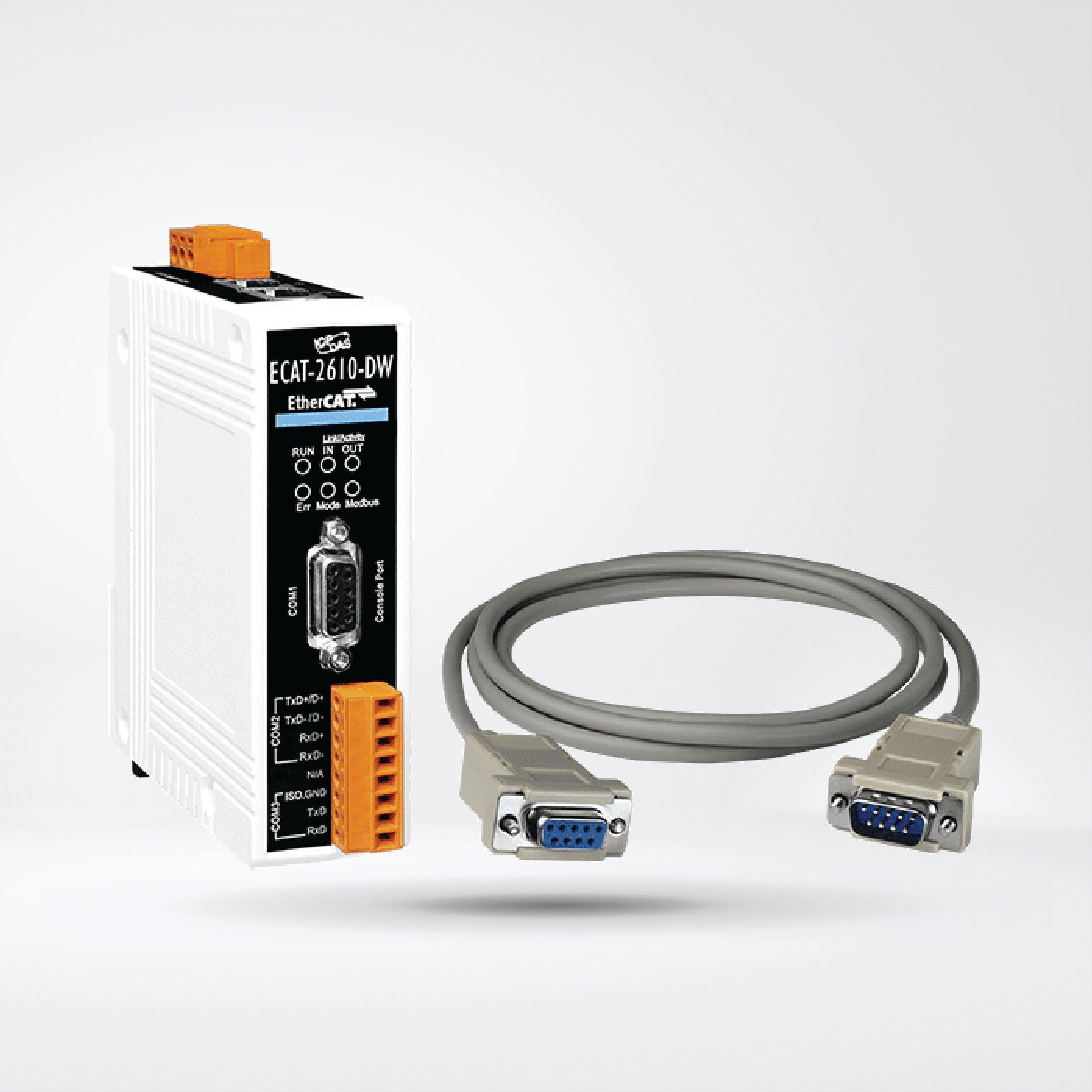 ECAT-2610-DW EtherCAT Slave to Modbus RTU and Power Meter Gateway - Riverplus