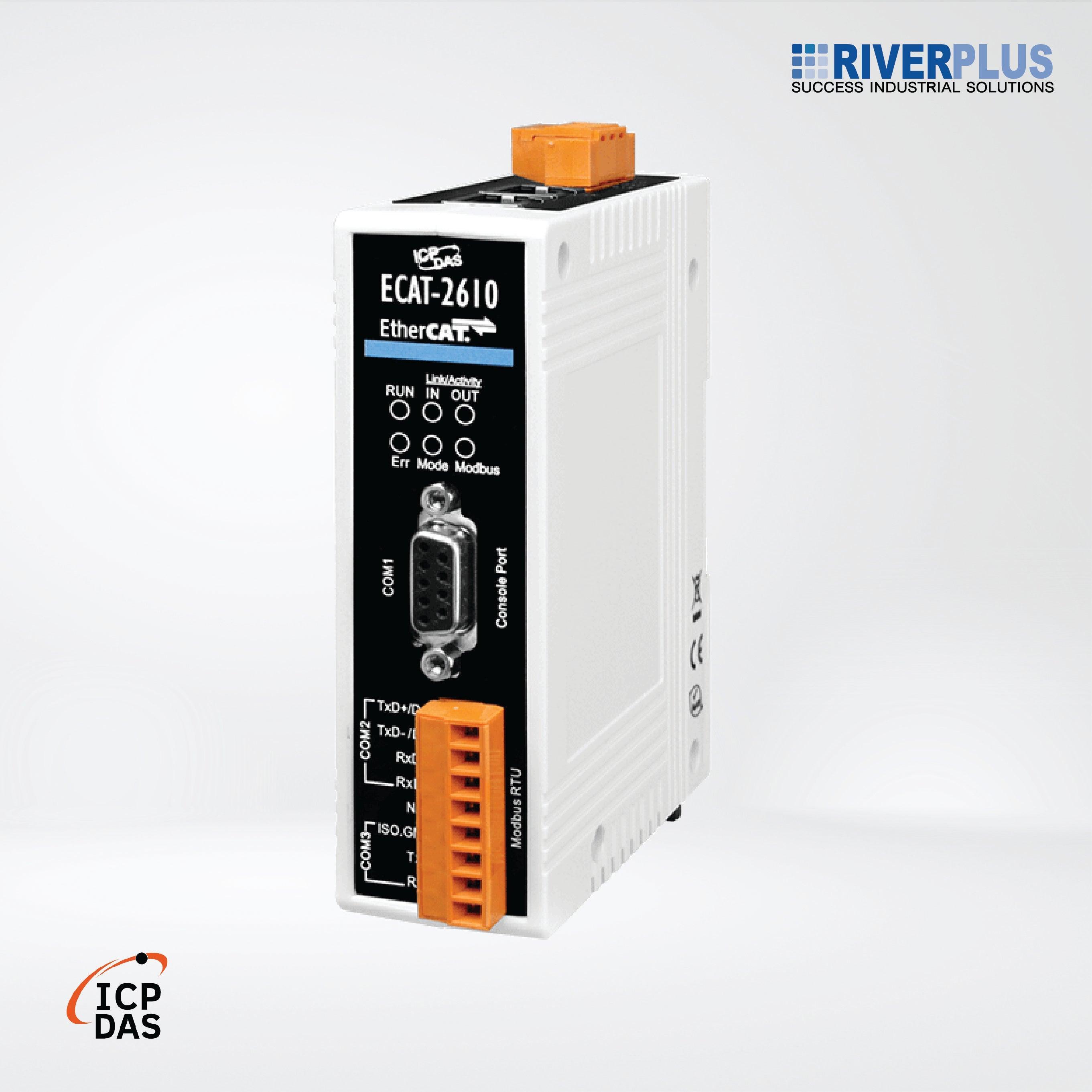 ECAT-2610 EtherCAT Slave to Modbus RTU Master Gateway - Riverplus