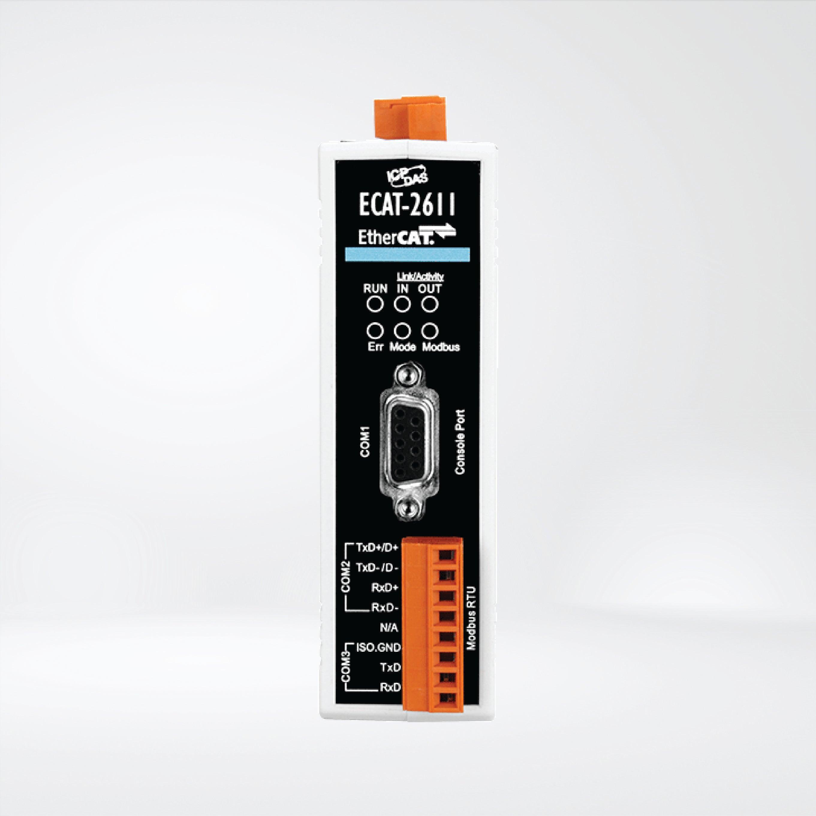 ECAT-2611 EtherCAT Slave to Modbus RTU Slave Gateway - Riverplus