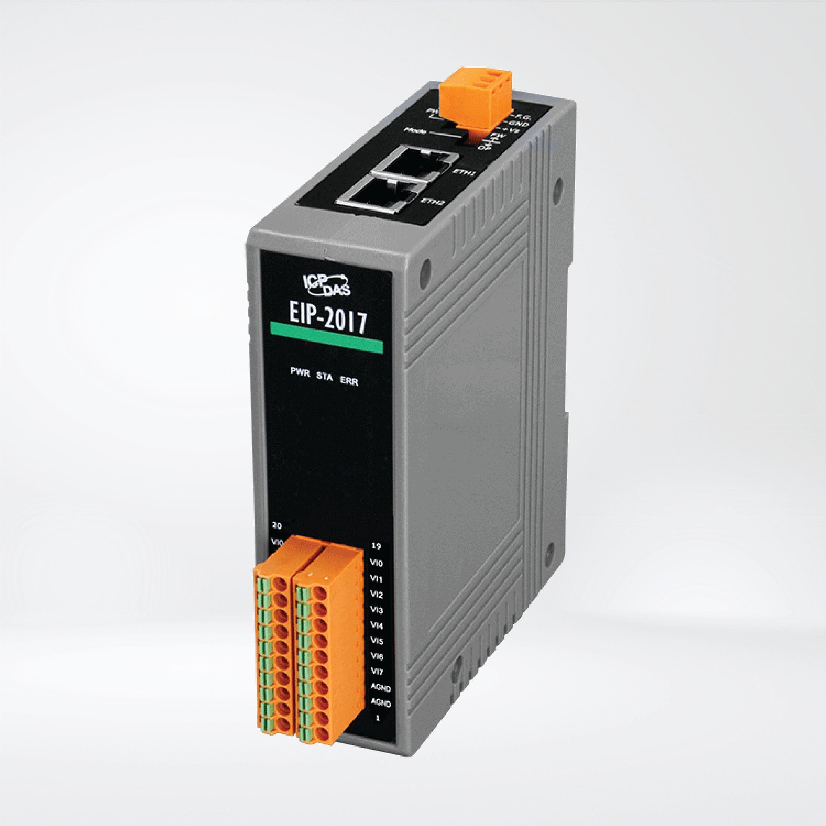 EIP-2017 EtherNet/IP Module (Isolated 8-ch DIFF / 16-ch SE Analog Input) - Riverplus