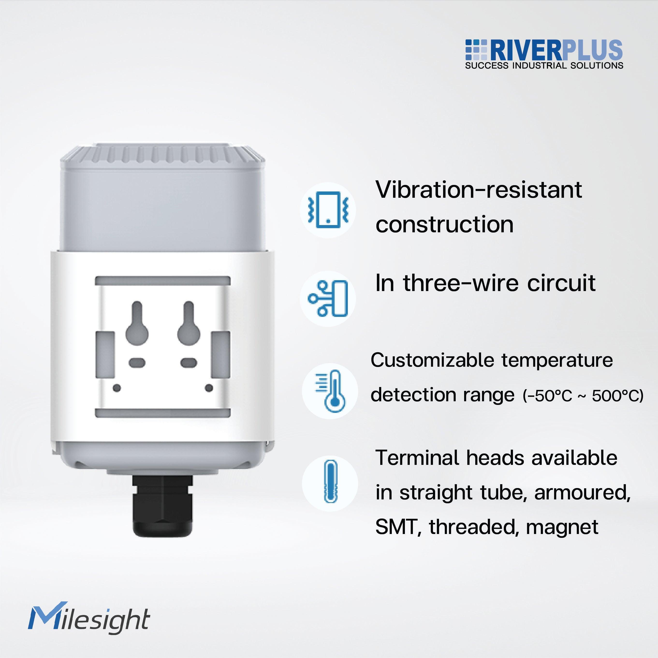 EM500-PT100-T500 Industrial Temperature Sensor/ -50°C ~ 500°C - Riverplus